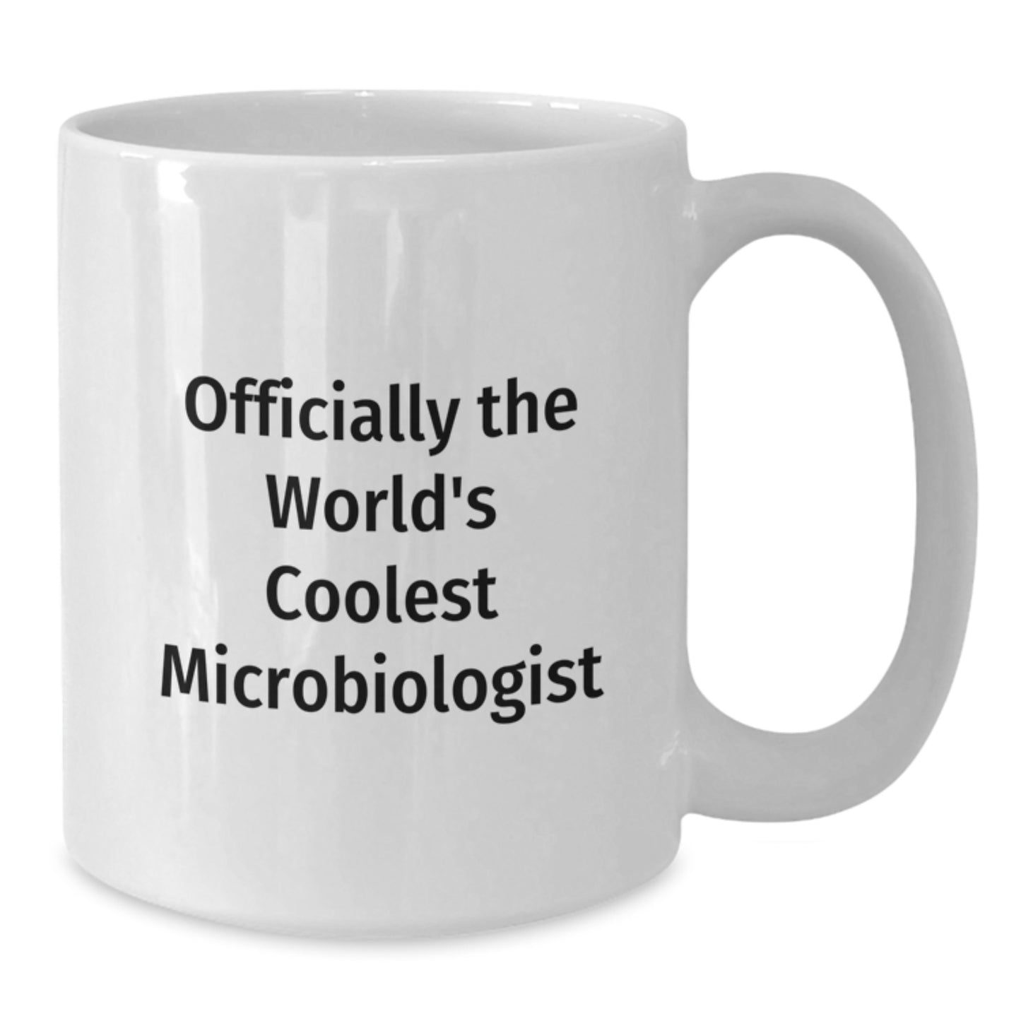 Funny Microbiologist White Coffee Mug Gifts from Friends, Officially The World's Coolest Microbiologist Inspired Mug for Christmas Unique Gifts, Perfect for Microbiologist Enthusiasts - Additional