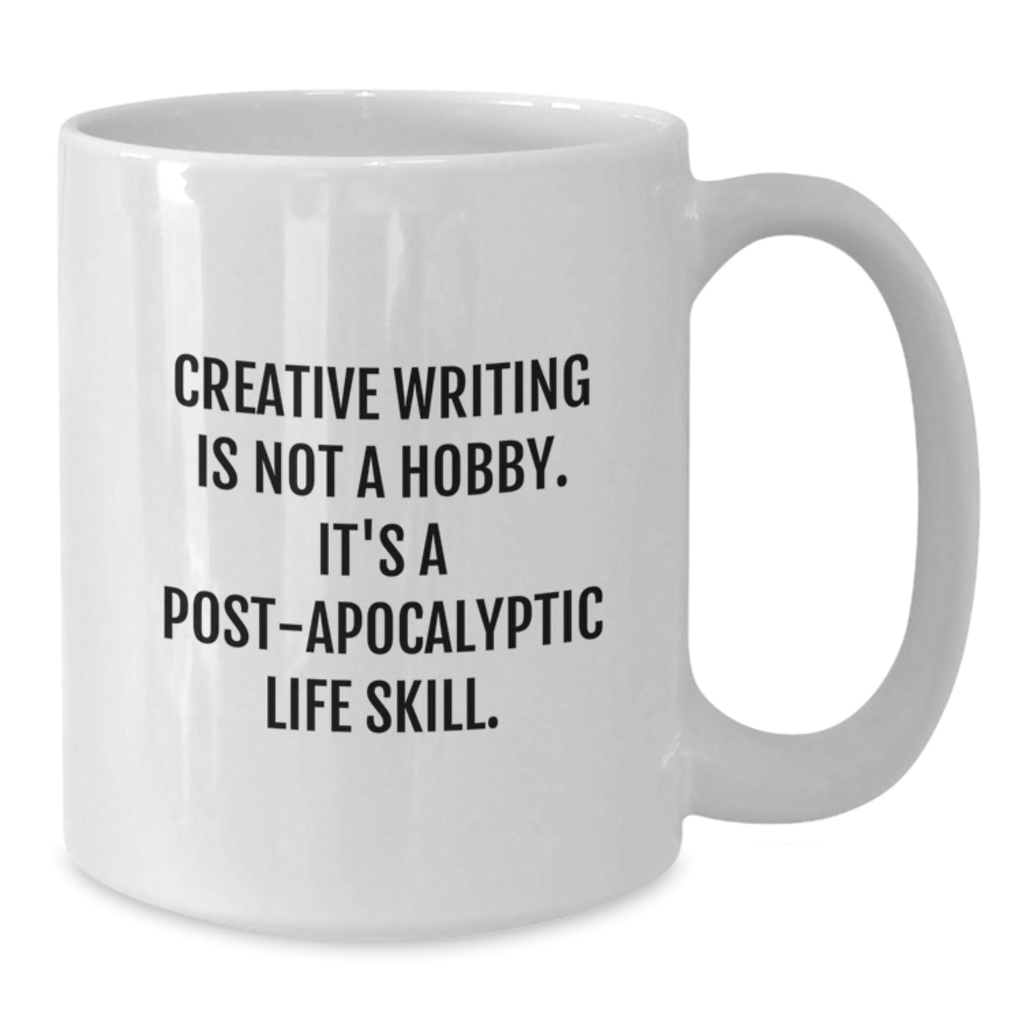 Funny Creative Writing Gifts for Men and Women, White Coffee Mug with Inspirational Quote, Gifts from Friends and Family for Christmas - Additional
