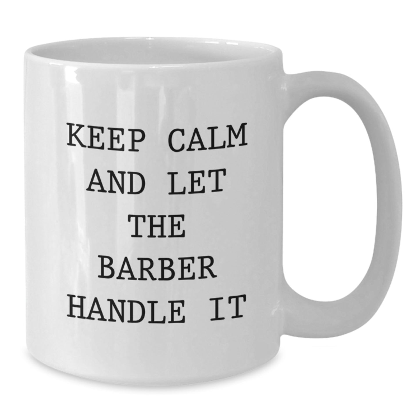 Funny Barber Gifts from Men to Barber Friends, White Coffee Mug for Christmas Unique Presents - Additional