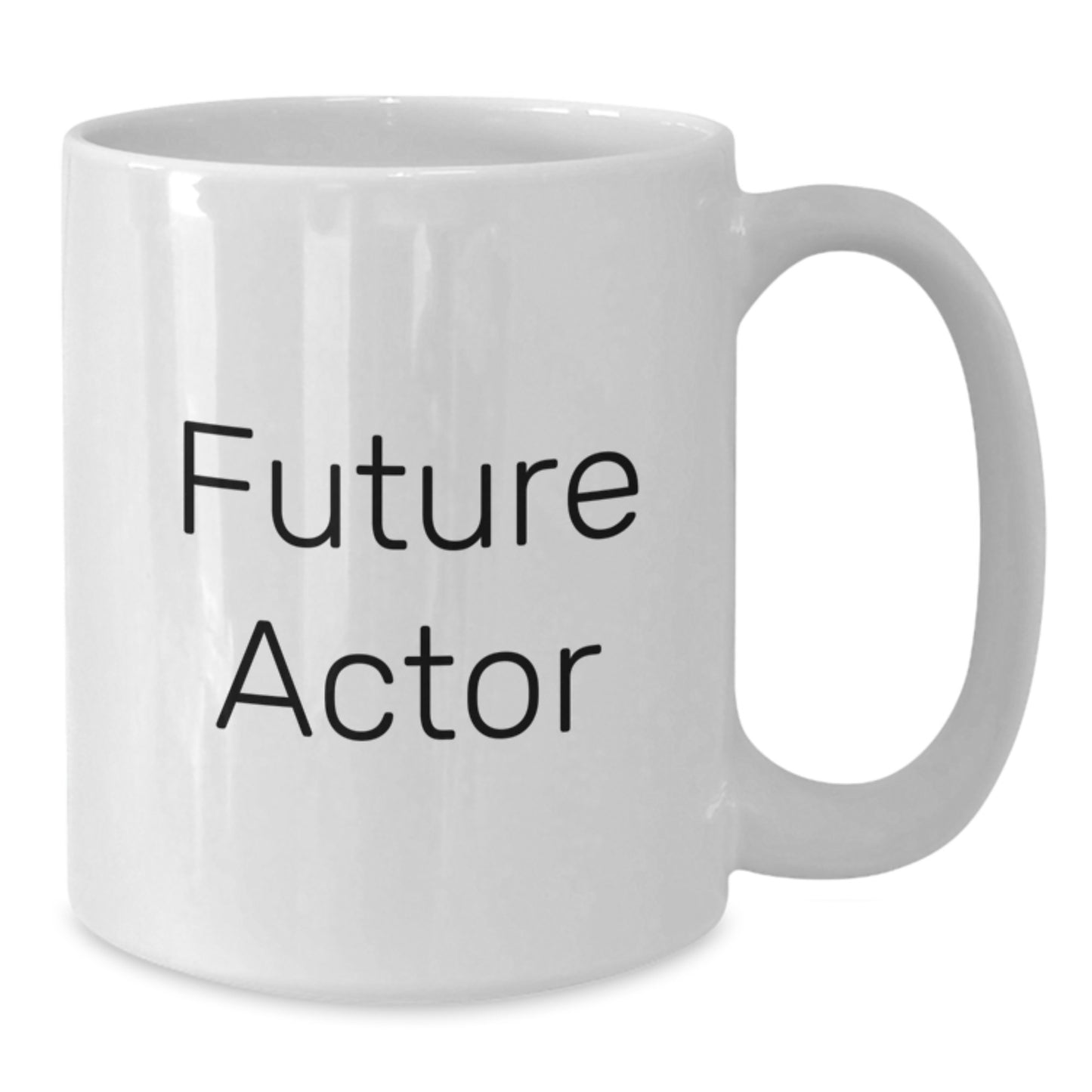 Funny Future Actor Gifts for Men, Women, Family, Coworkers, White Coffee Mug Quote 'Future Actor' Christmas Unique Gifts - Additional