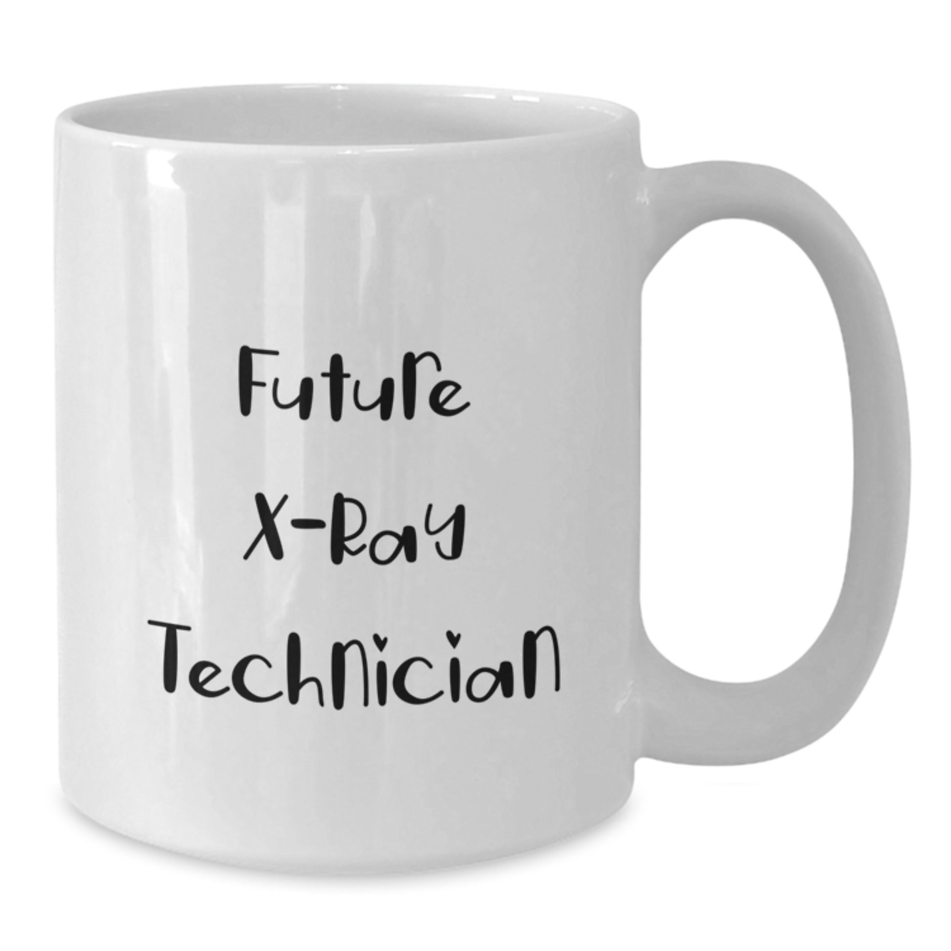 Funny X-Ray Technician Gifts from Friends, Christmas Unique White Coffee Mugs with Quote 'Future X-ray Technician' for X-Ray Technician, Inspirational - Additional