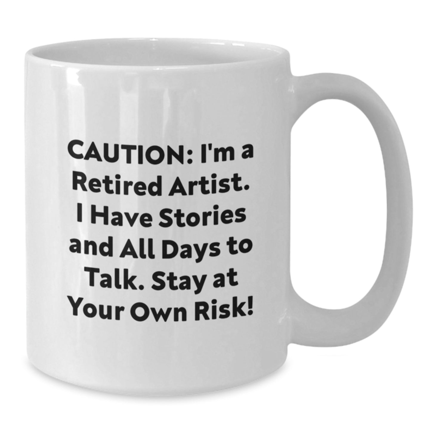 Artist White Coffee Mug Funny Quote Gifts from Friends to Artist, Christmas Unique Gifts, White Ceramic Mug, Perfect for Artist Enthusiasts, Funny Artist Mug - Additional
