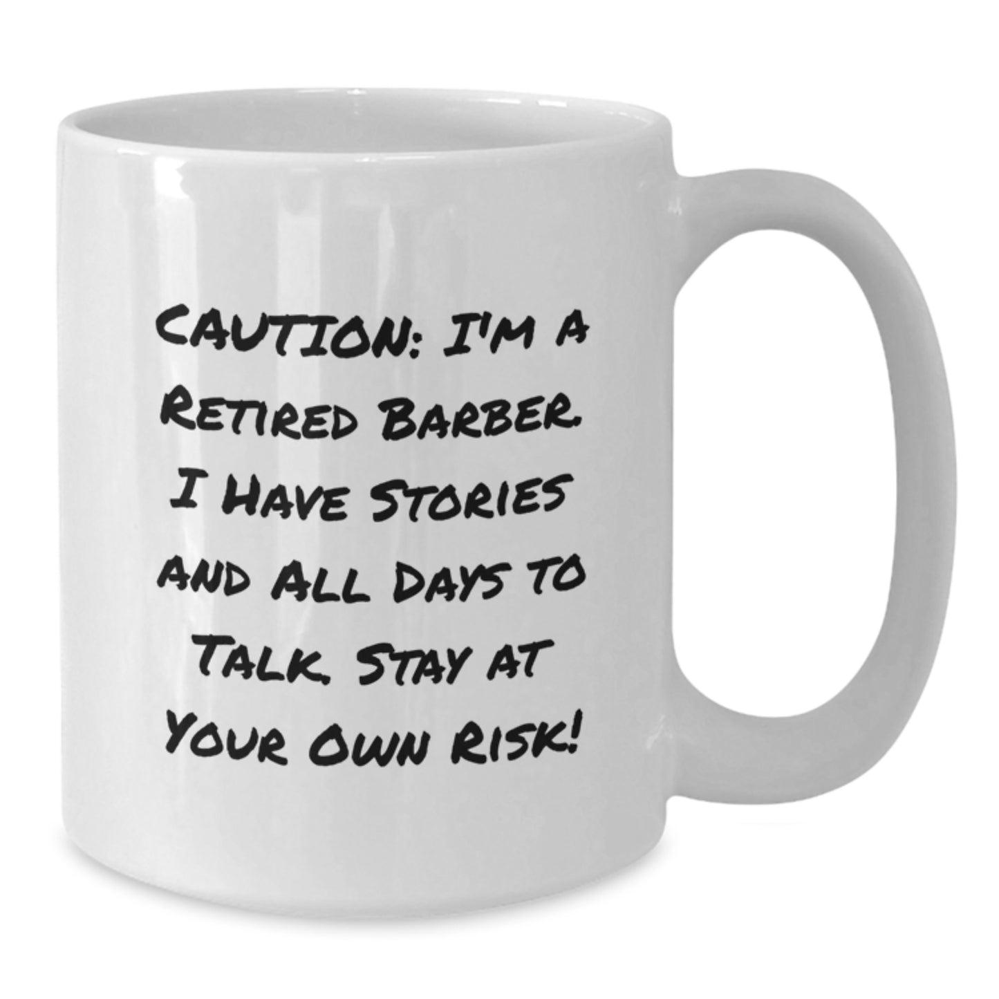 Funny Barber Quotes White Coffee Mugs Gifts from Men to Barber Friends and Family for Christmas Unique - Additional