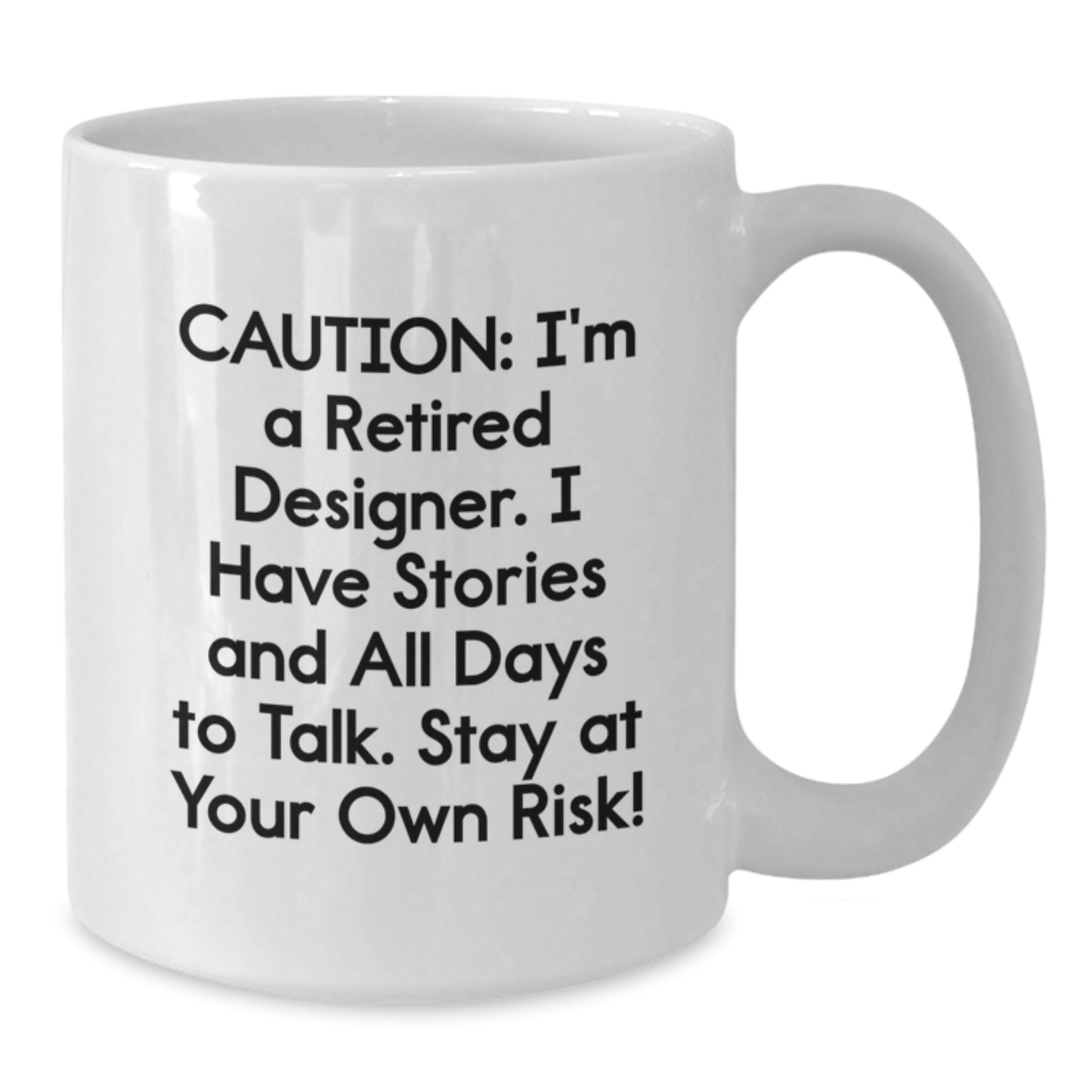 Designer Gifts from Friends - Funny White Coffee Mug for Christmas Unique Gifts - Stay At Your Own Risk - Additional