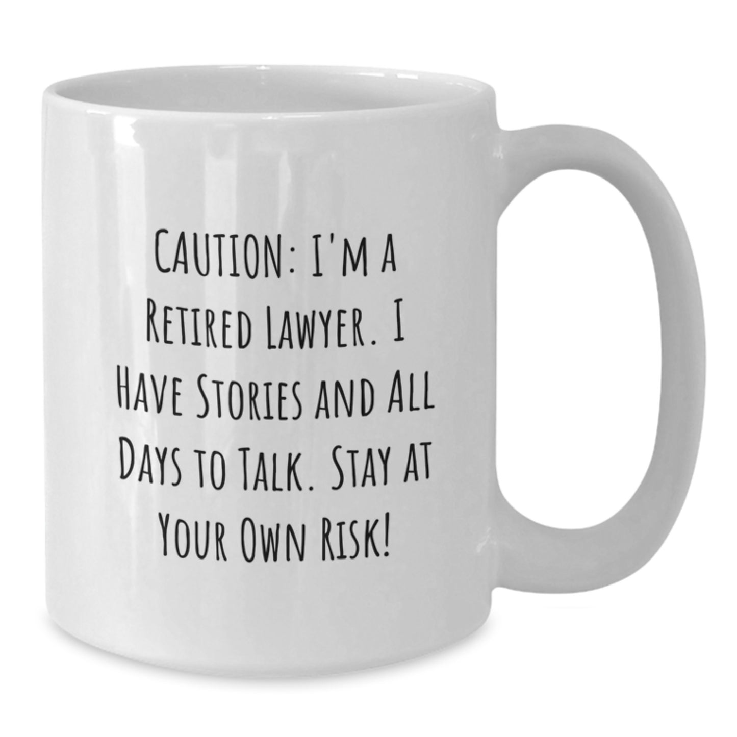 Funny Lawyer White Coffee Mug, Unique Gifts from Friends or Family for Lawyer Men or Women, Christmas Unique Gifts - Additional