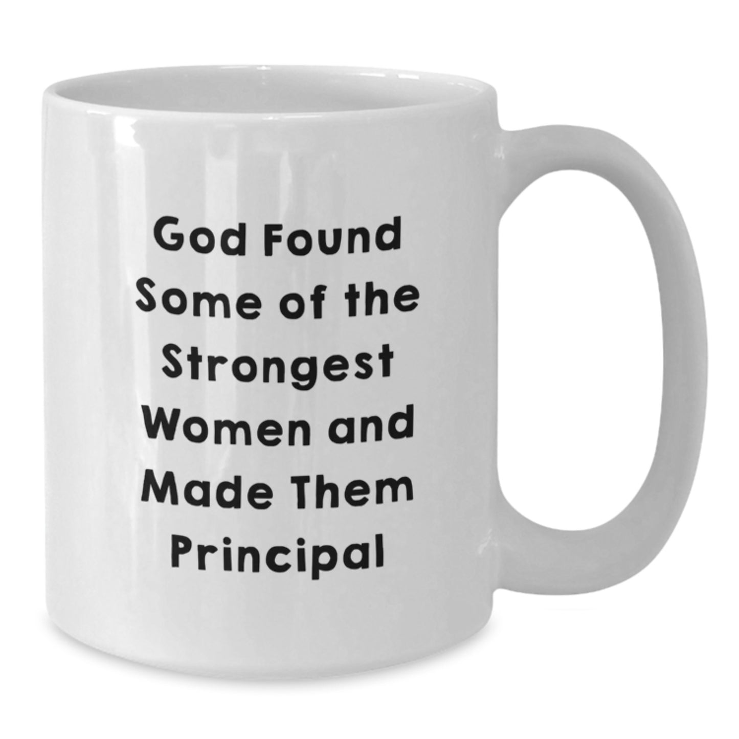 Funny Principal Gifts for Christmas - White Coffee Mug with Inspirational Quote - Gifts from Friends, Coworkers or Family to Principal Women - Additional