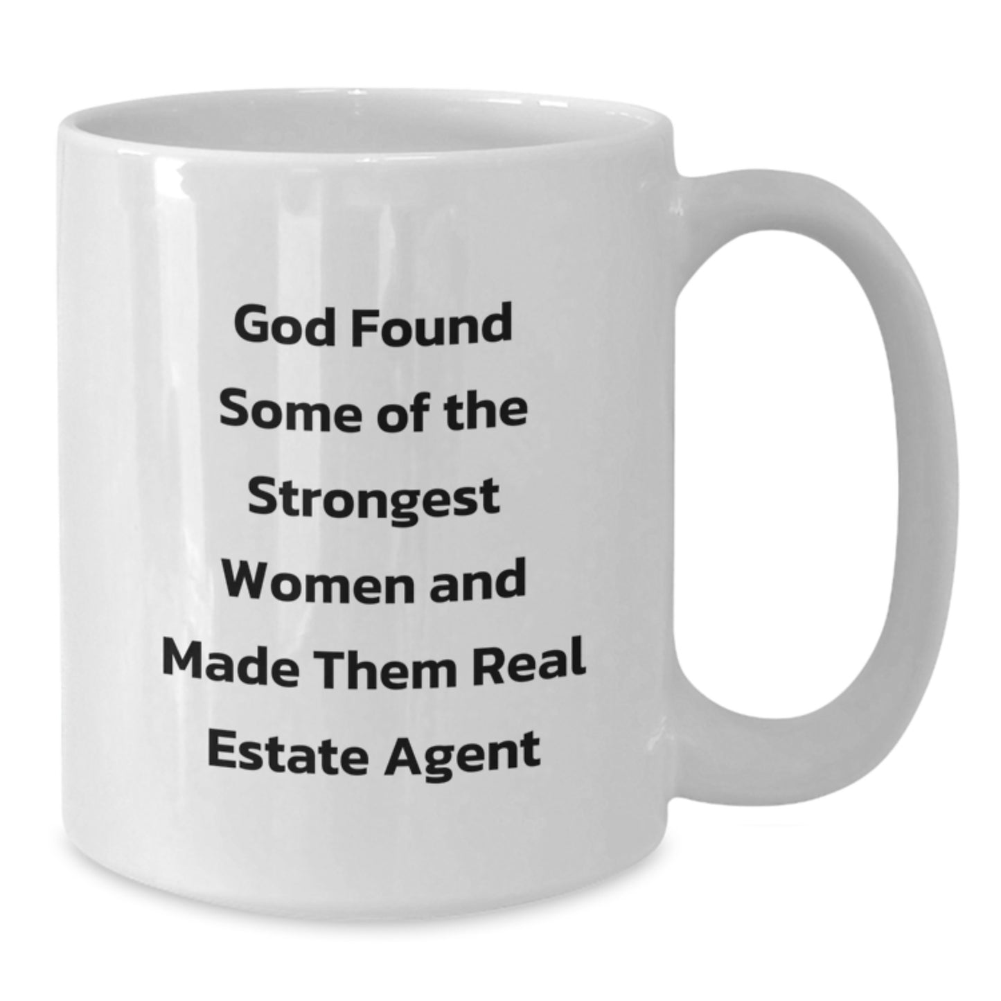 Funny Real Estate Agent White Coffee Mug Gifts from Men to Friends and Family, Perfect for Christmas Unique - Additional