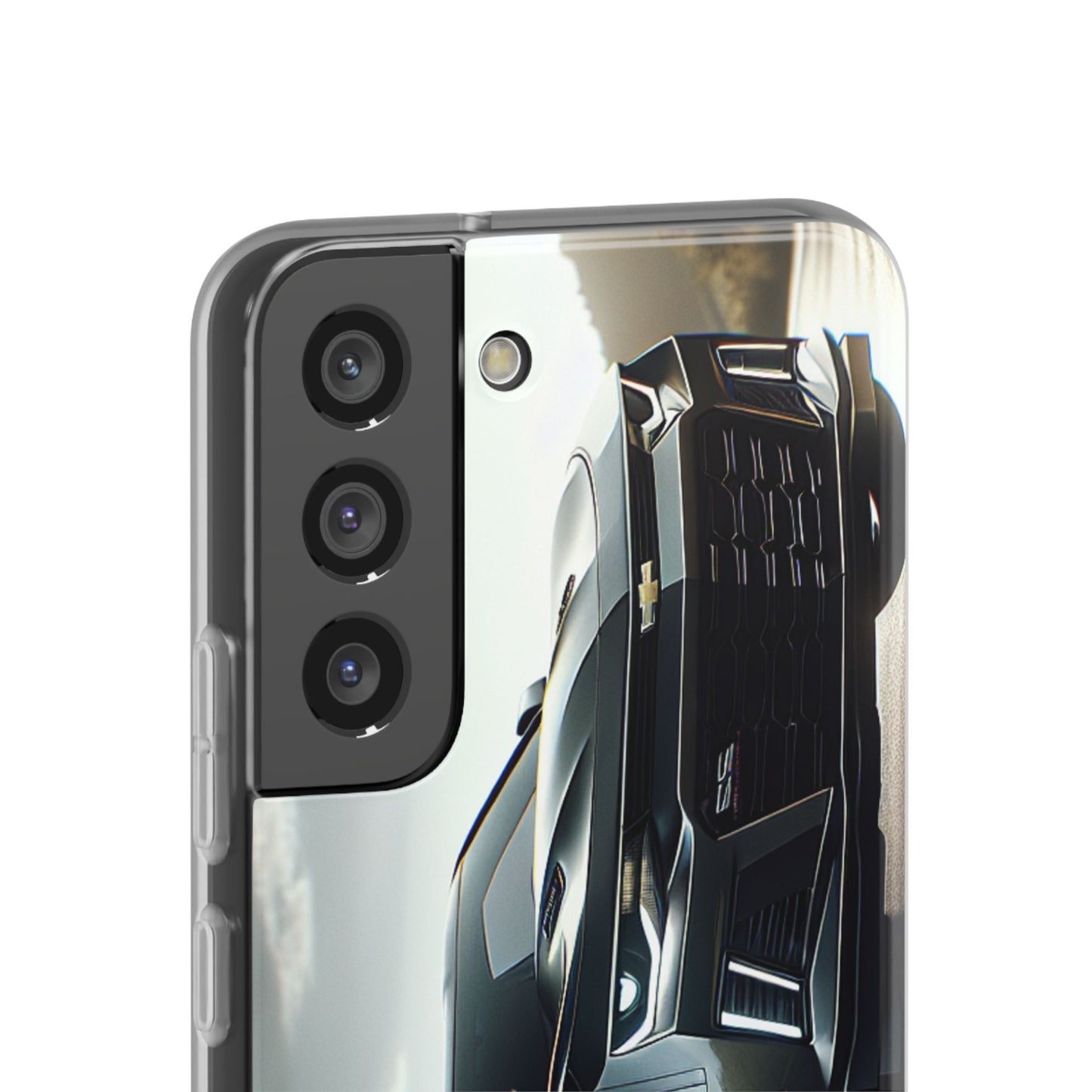Flexi Phone Case for iPhone & Samsung – 2022 Chevy Camaro SS Car Design Protective Cover