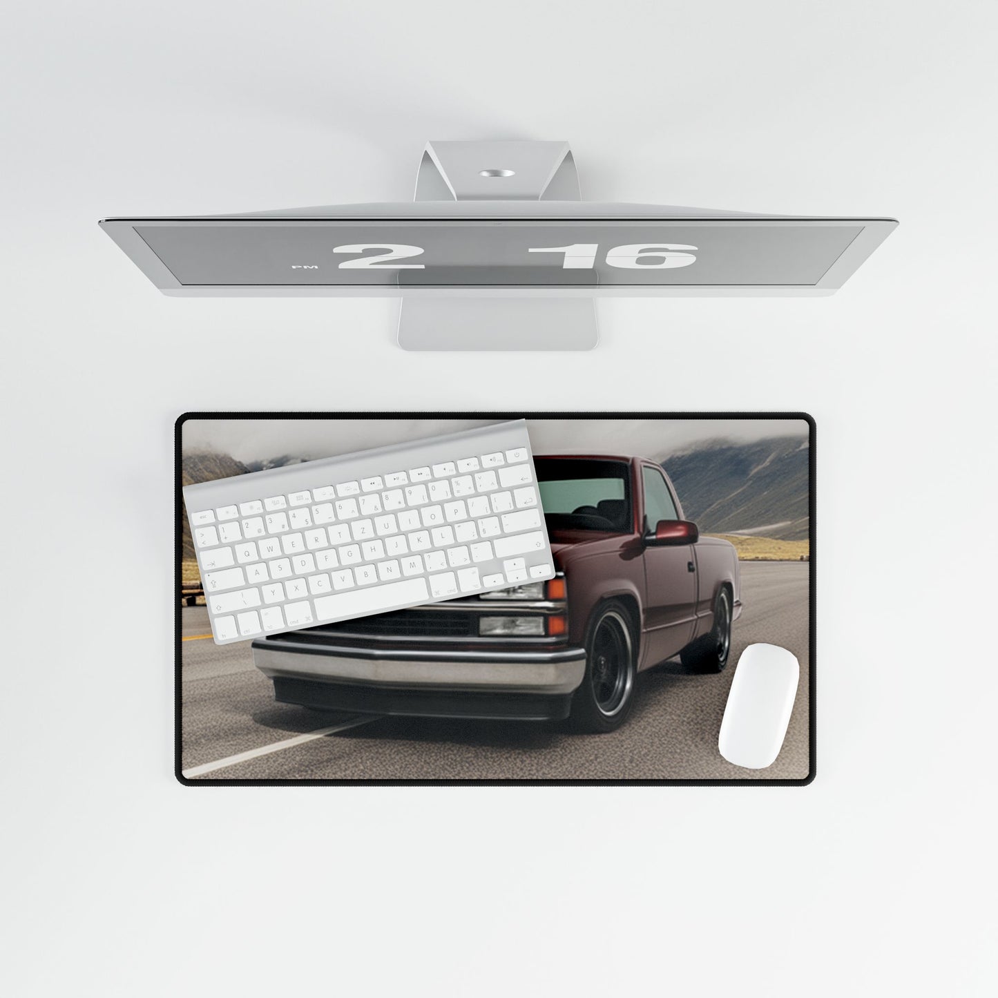 1996 Chevy Pickup Truck Desk Mat – Classic Truck Design Mouse Pad for Chevy Fans - Victory Thru Vision