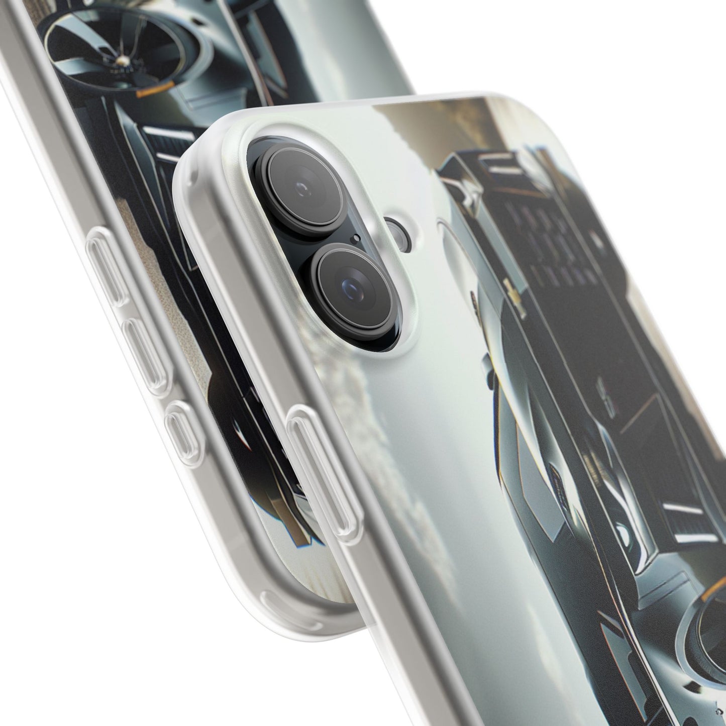 Flexi Phone Case for iPhone & Samsung – 2022 Chevy Camaro SS Car Design Protective Cover