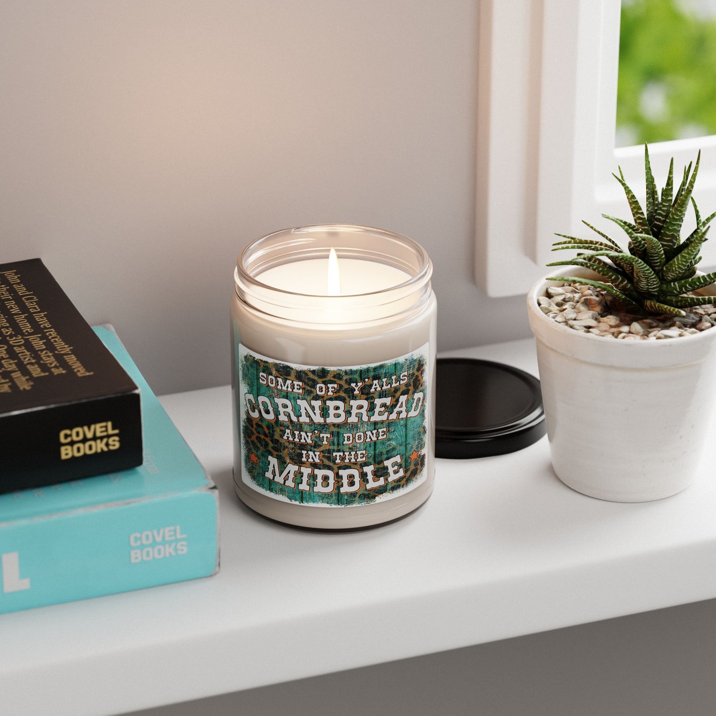 Some Of Y'alls Cornbread Ain't Done In The Middle Soy Candle, Funny Quote Candle, Handmade Candle, Cornbread Candle, Unique Gift Candle, Home Decor Candle - Victory Thru Vision