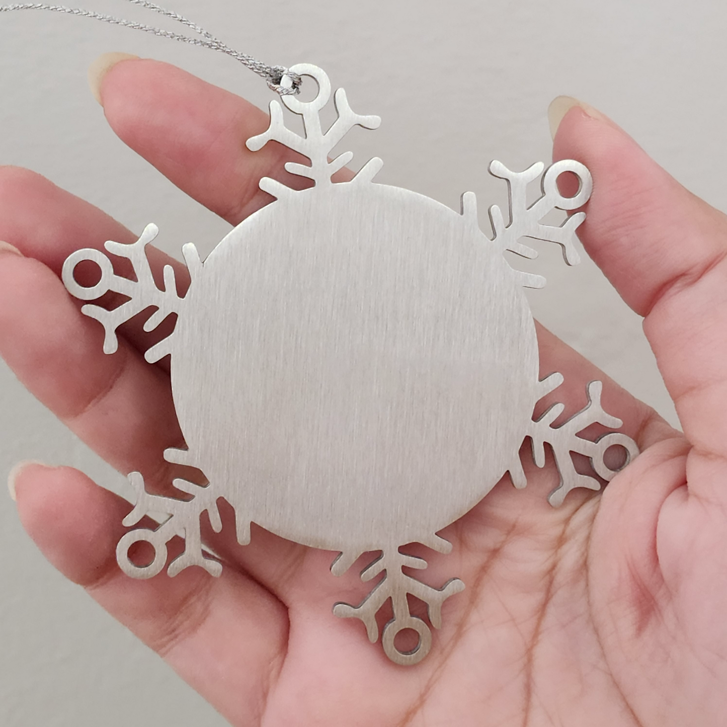 Funny Certified Dental Hygienist Gifts from Friends for Christmas Unique Snowflake Ornaments, 'A Breath of Fresh Air' - Victory Thru Vision