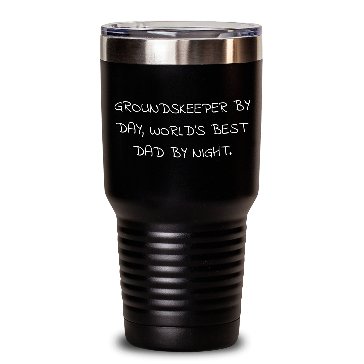groundskeeper Gifts, Funny Mugs for Her, World's Best Dad Tumbler, 20oz/30oz Stainless Steel, Ideal Gift for Mother's Day from Men to Women - Victory Thru Vision