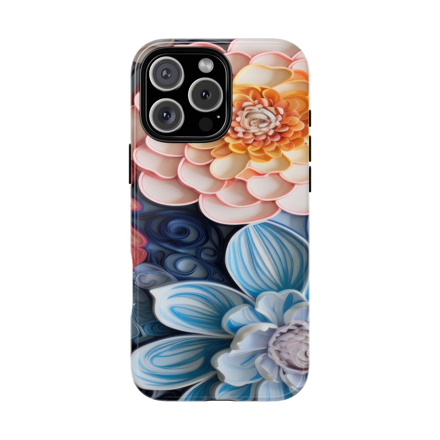Succulent Phone Case, Echeveria Plant Design - Tough Case, Protective Cover, Cactus Lover Gift, Botanical Phone Accessory