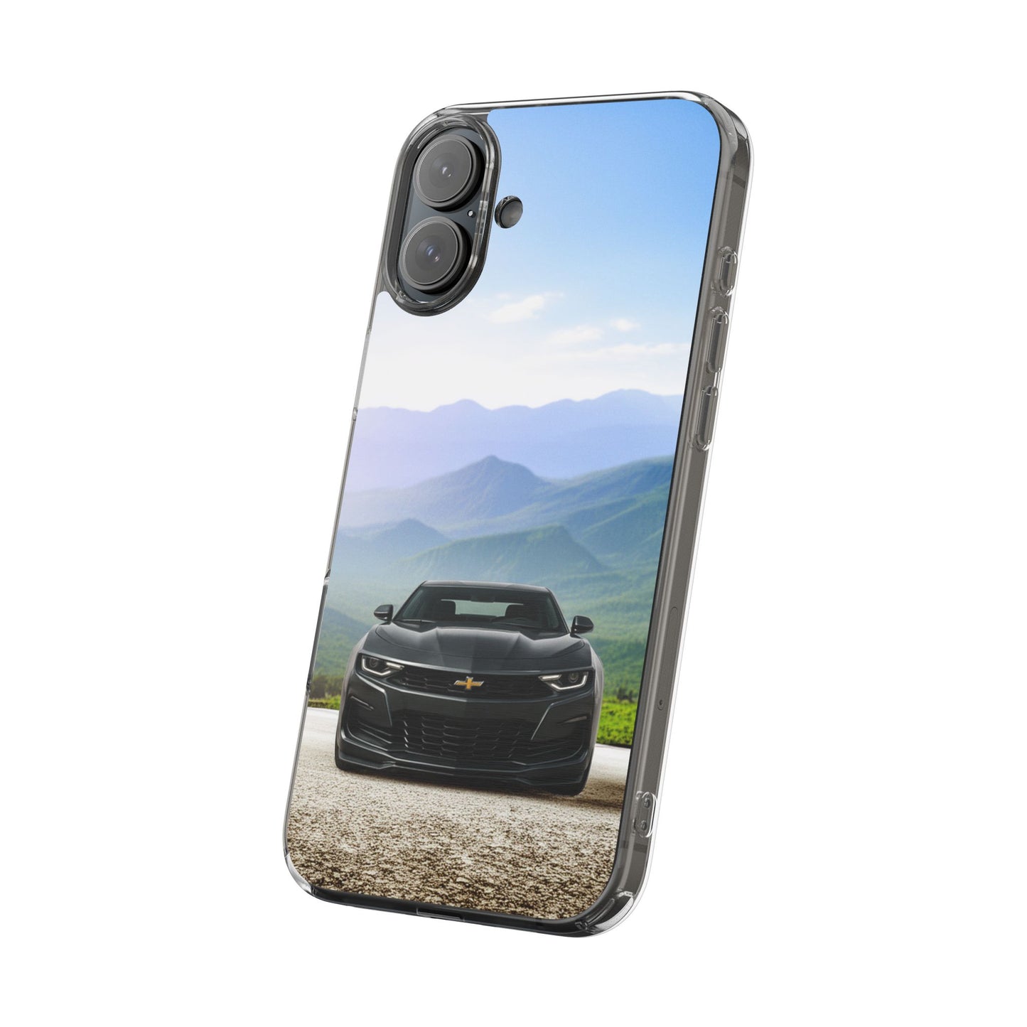 2022 Chevy Camaro SS Clear Phone Case - Ideal for Car Lovers, Outdoor Adventure, Unique Gift for Birthdays, Christmas, Stylish Accessory, Flexi Phone Case for iPhone & Samsung