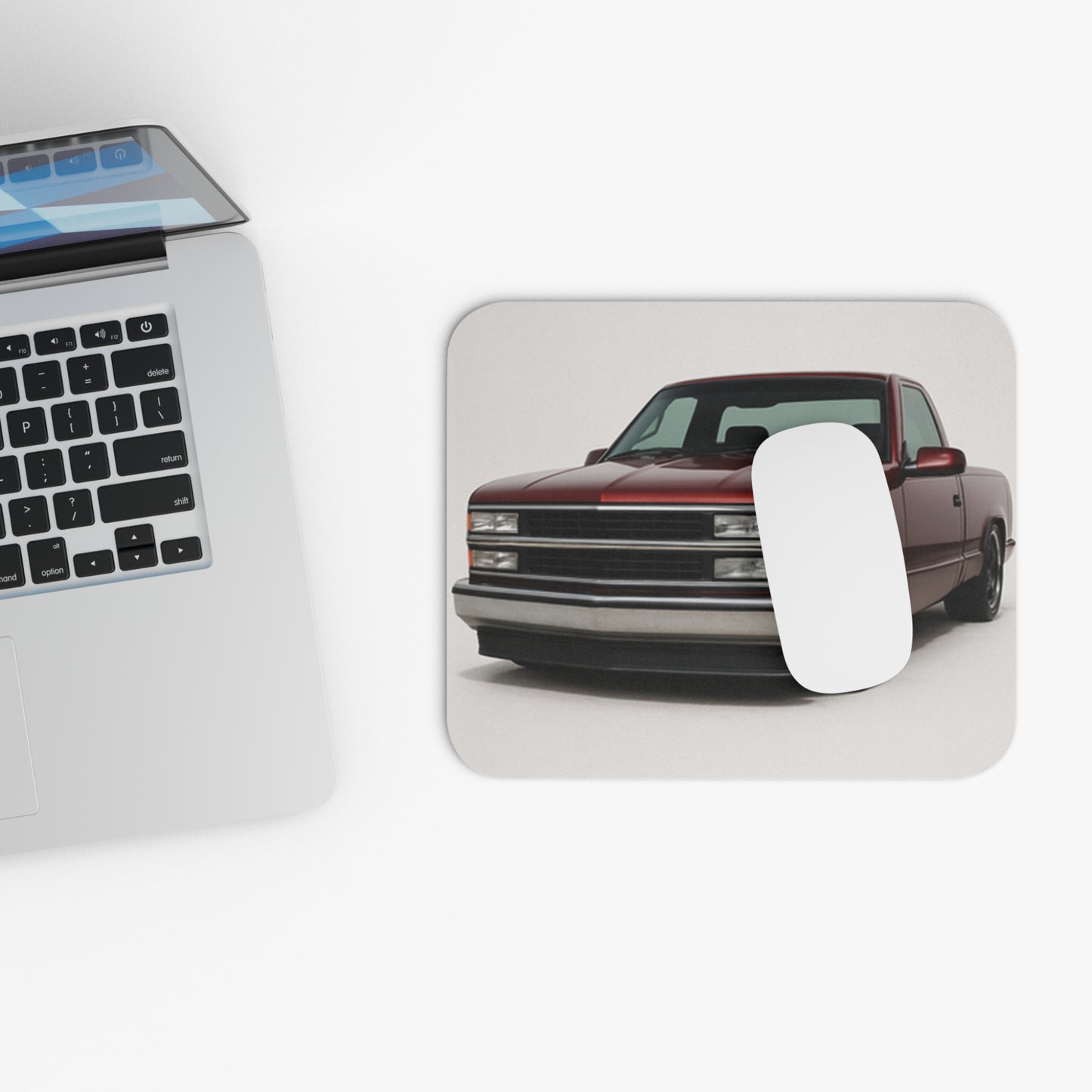 1997 Chevy C1500 Truck Mouse Pad – Classic Pickup Design Desk Accessory for Chevy Fans - Victory Thru Vision