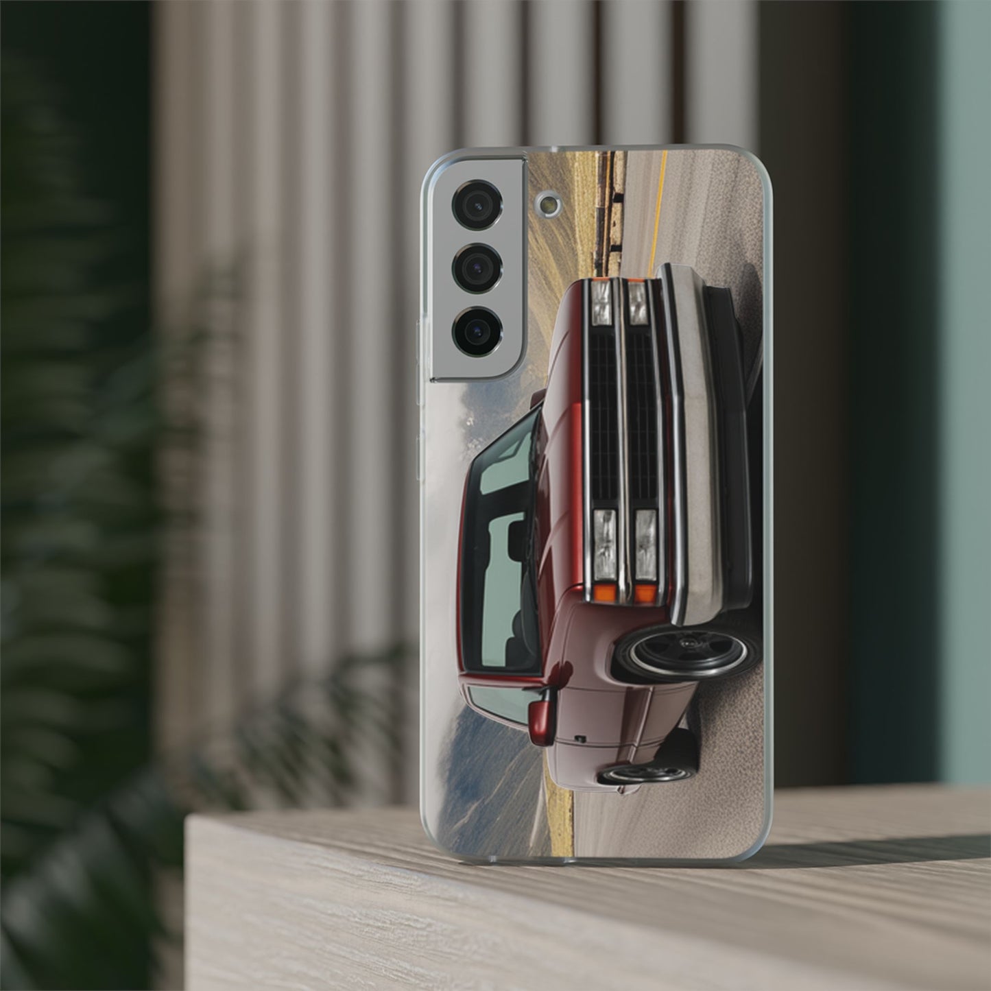 Funda flexible para teléfono: diseño de camioneta Chevy rebajada | Fundas personalizadas para iPhone y Android
