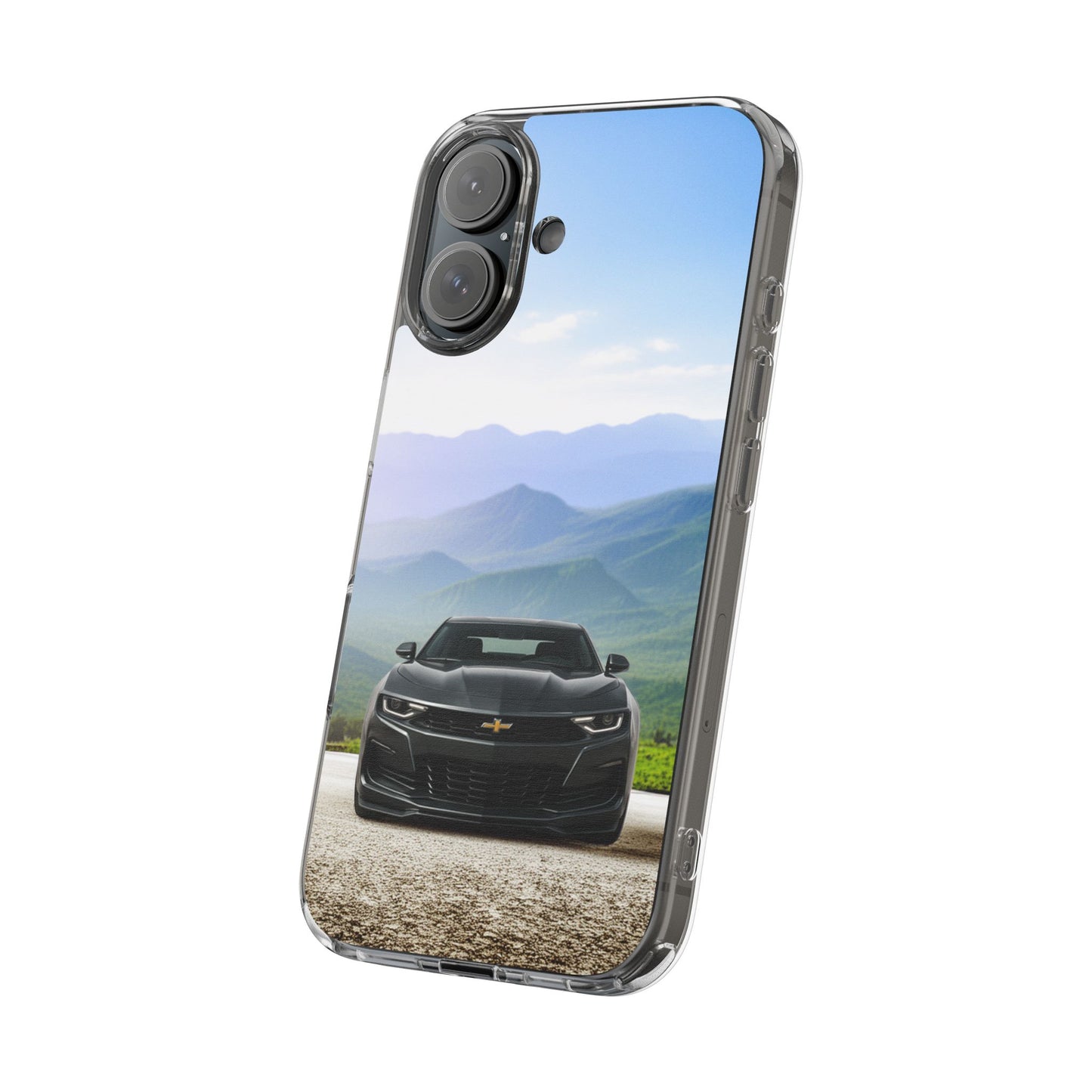 2022 Chevy Camaro SS Clear Phone Case - Ideal for Car Lovers, Outdoor Adventure, Unique Gift for Birthdays, Christmas, Stylish Accessory, Flexi Phone Case for iPhone & Samsung