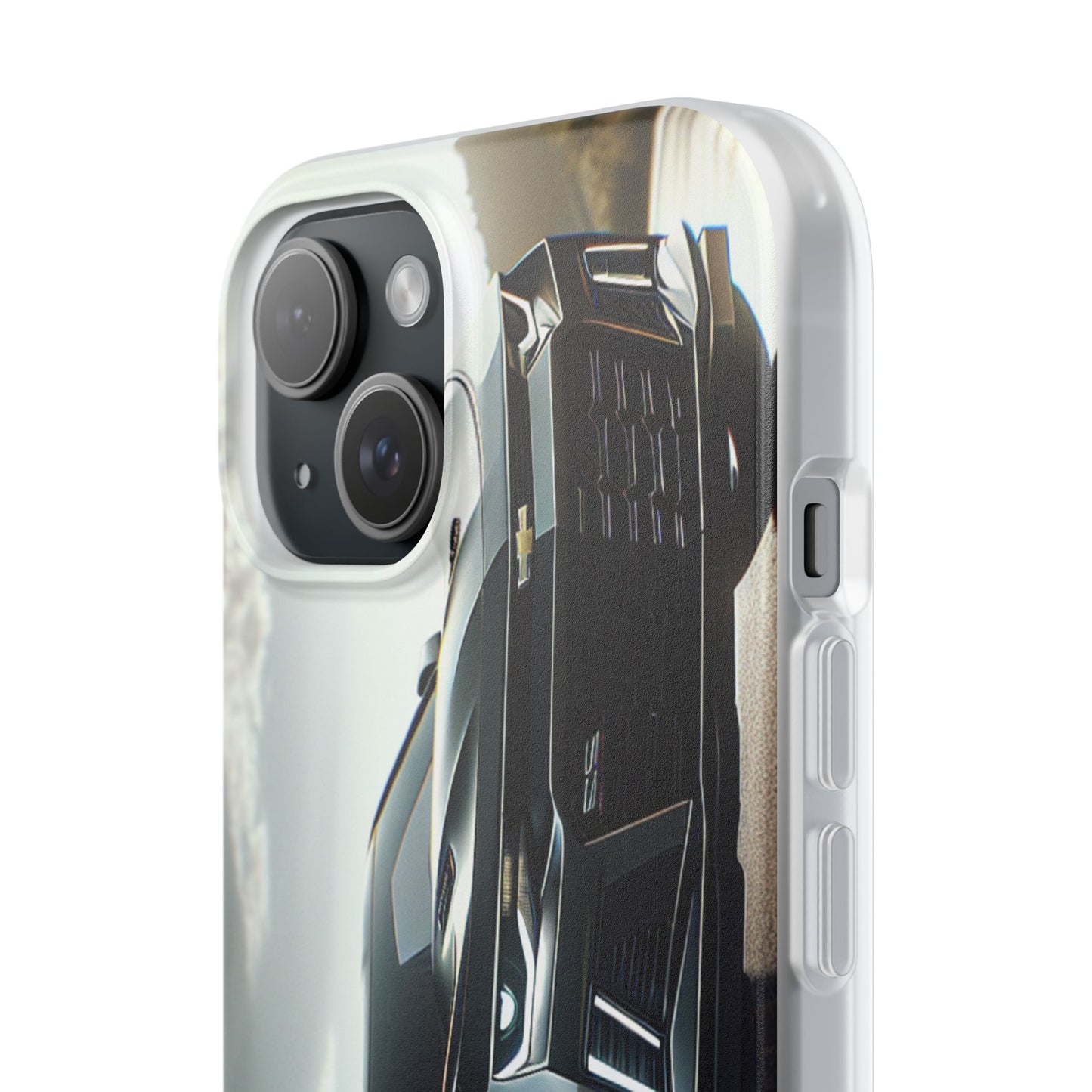 Flexi Phone Case for iPhone & Samsung – 2022 Chevy Camaro SS Car Design Protective Cover