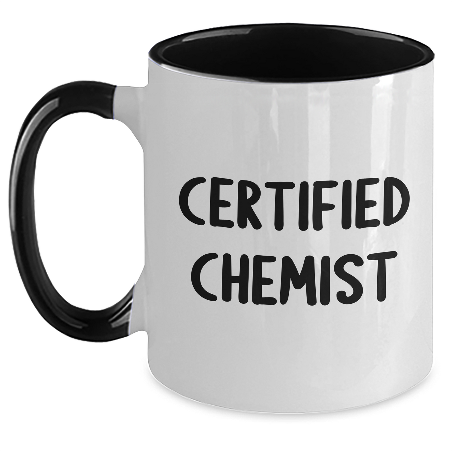 Chemist Gifts from Men to Women - Funny Quote Two Tone Coffee Mug, Mother's Day Unique Gifts - Victory Thru Vision