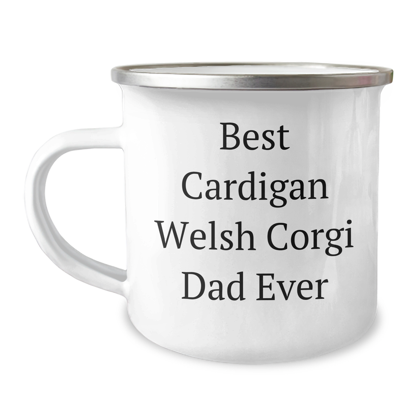 Funny Cardigan Welsh Corgi Dog Dad Gifts from Friends for Men - Best Camping Mug for Father's Day - Victory Thru Vision