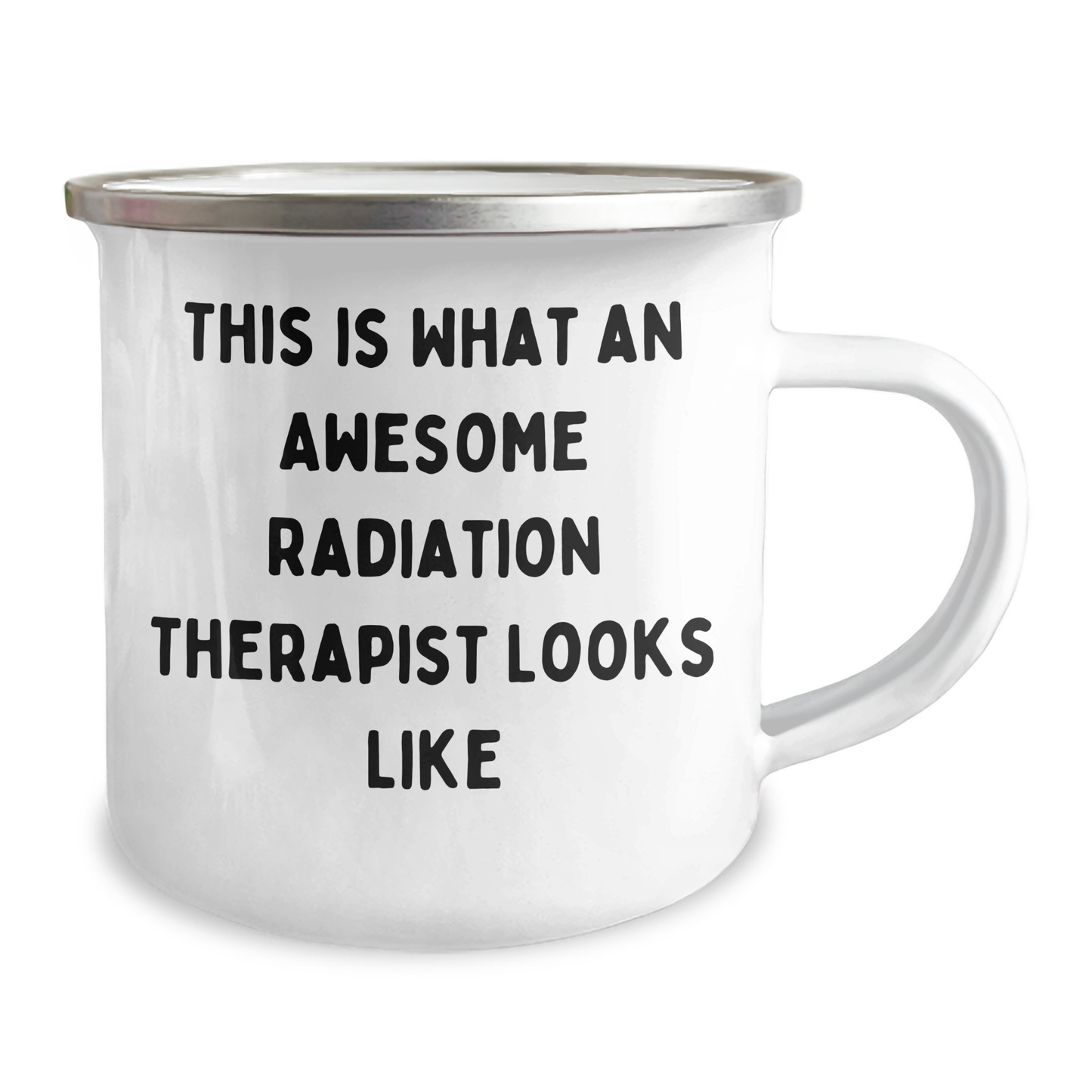 Gifts from Men to Awesome Radiation Therapist - 'This Is What An Awesome Radiation Therapist Looks Like' - Unique Mother's Day Present for Her Camping Mug - Image 2
