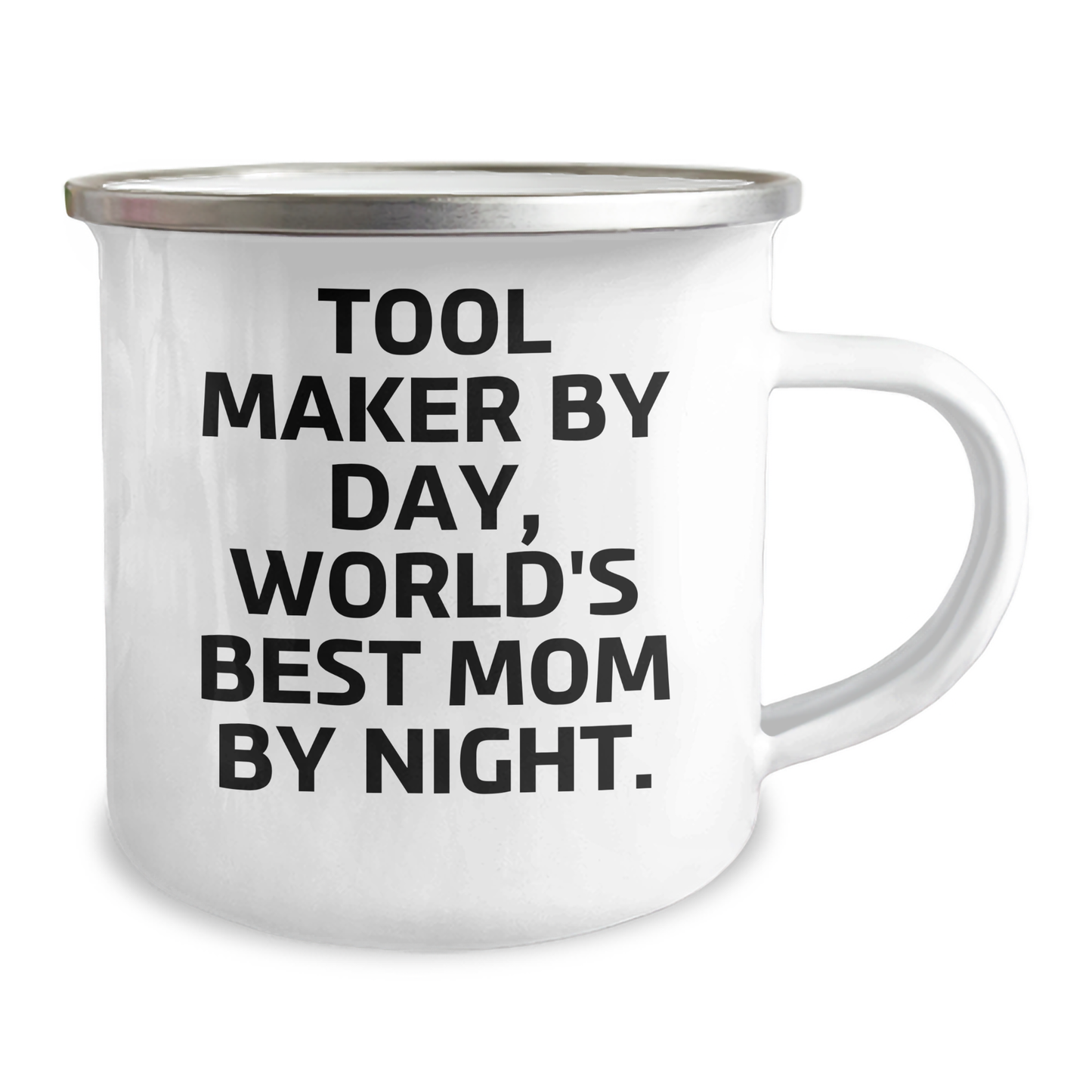 Tool Maker Gifts, Funny Quote, Camping Mug for Father's Day, Gifts from Men, Tool Maker By Day, World's Best Mom By Night. - Image 2