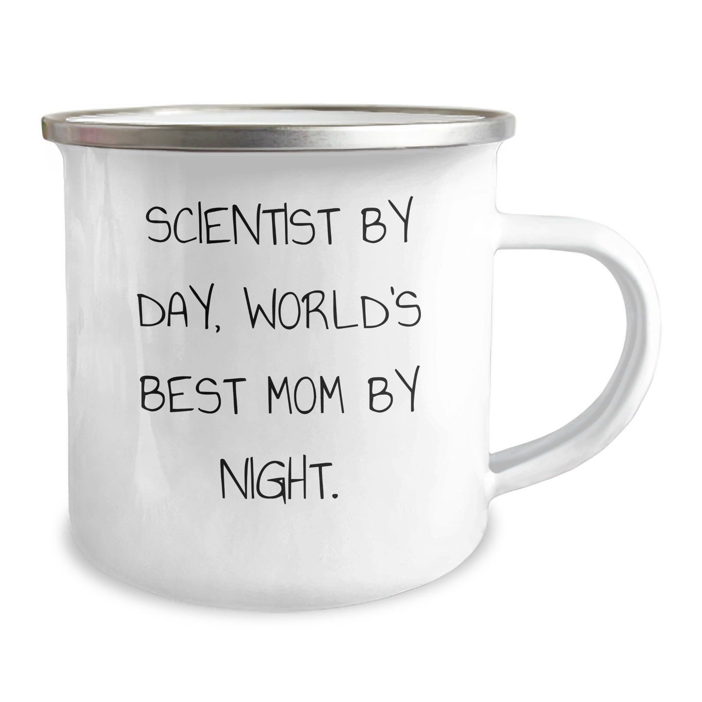 Scientist Gifts for Him, Funny Camping Mug - Scientist By Day, World's Best Dad By Night. Gifts from Men to Sweetheart, Family, Coworkers, Unique - Image 2