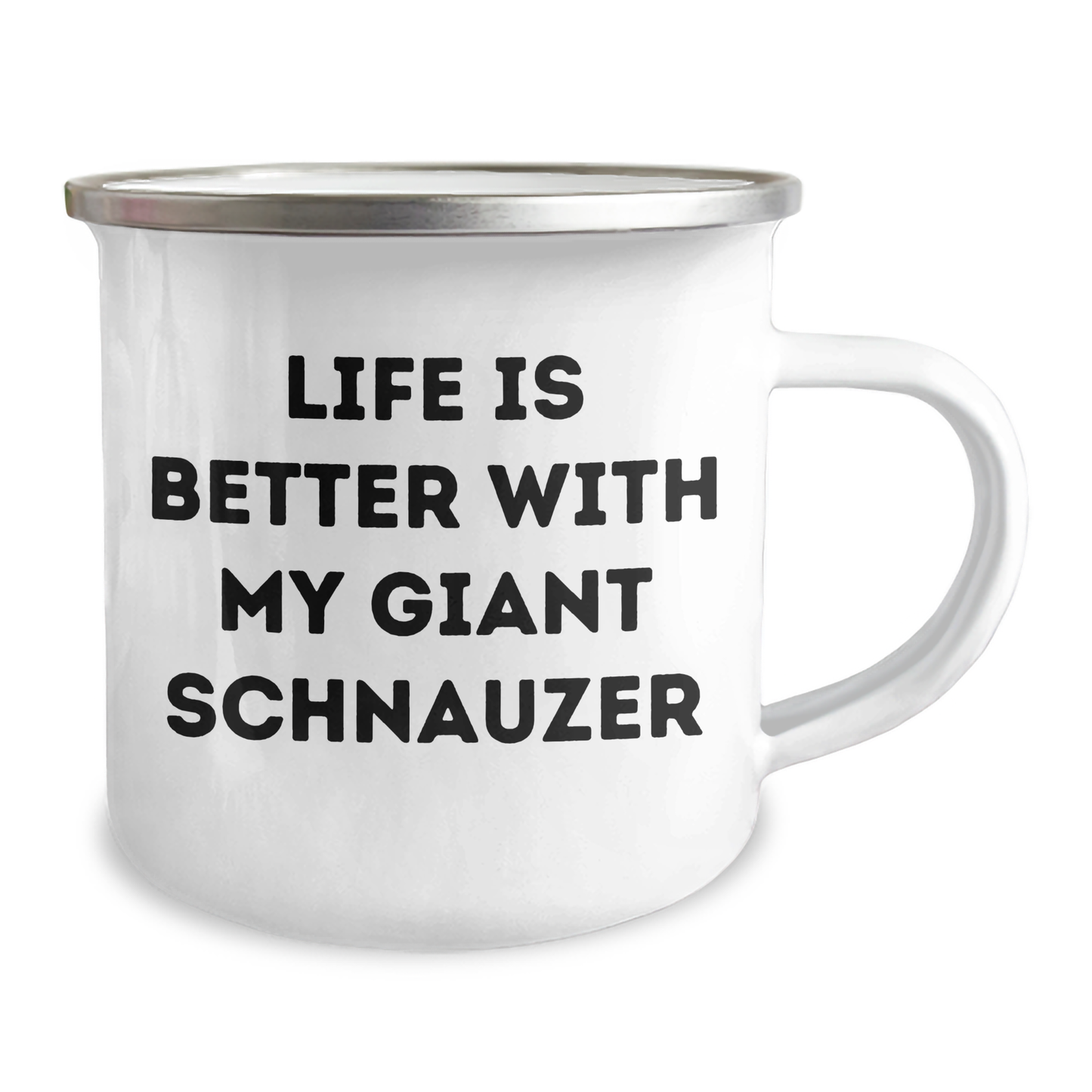 Giant Schnauzer Dog Lovers, Funny Mugs for Dad on Father's Day, Life Is Better with My Giant Schnauzer - Gifts from Friends, Family, or Coworkers - Victory Thru Vision
