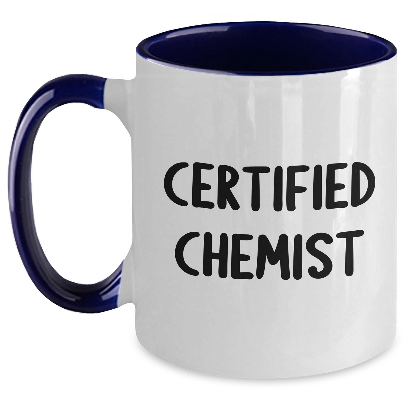 Chemist Gifts from Men to Women - Funny Quote Two Tone Coffee Mug, Mother's Day Unique Gifts - Victory Thru Vision