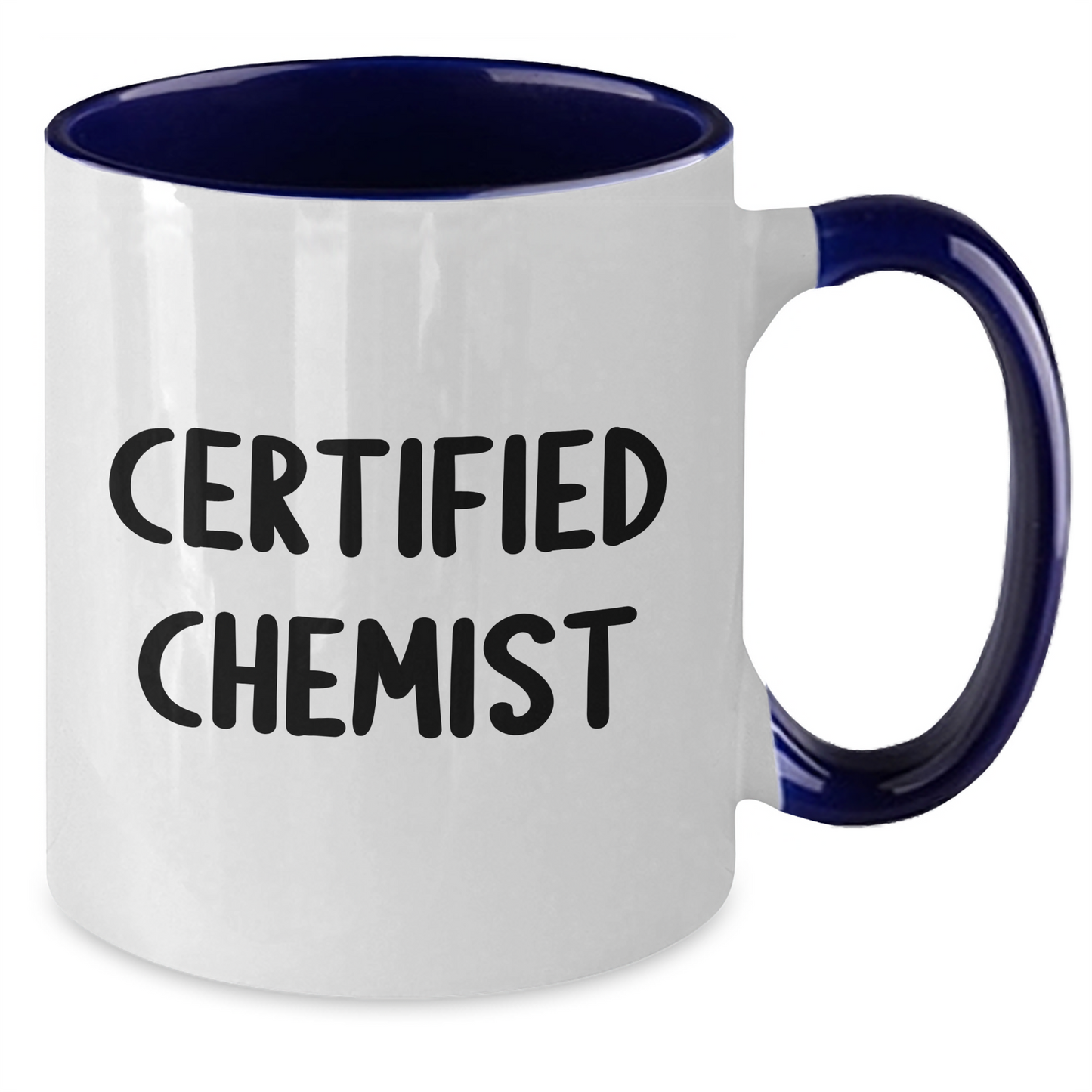 Chemist Gifts from Men to Women - Funny Quote Two Tone Coffee Mug, Mother's Day Unique Gifts - Victory Thru Vision