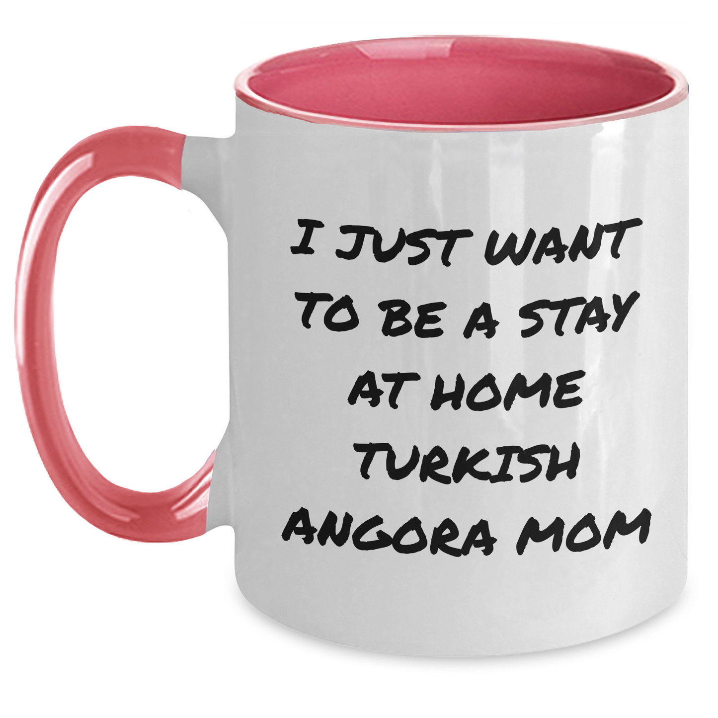 Turkish Angora Cat Gifts, Funny Quote Coffee Mugs, Gifts from Mom for Dad's Special Day, Two Tone Ceramic Mugs for Men and Friends, Perfect Father's Day Present - Main