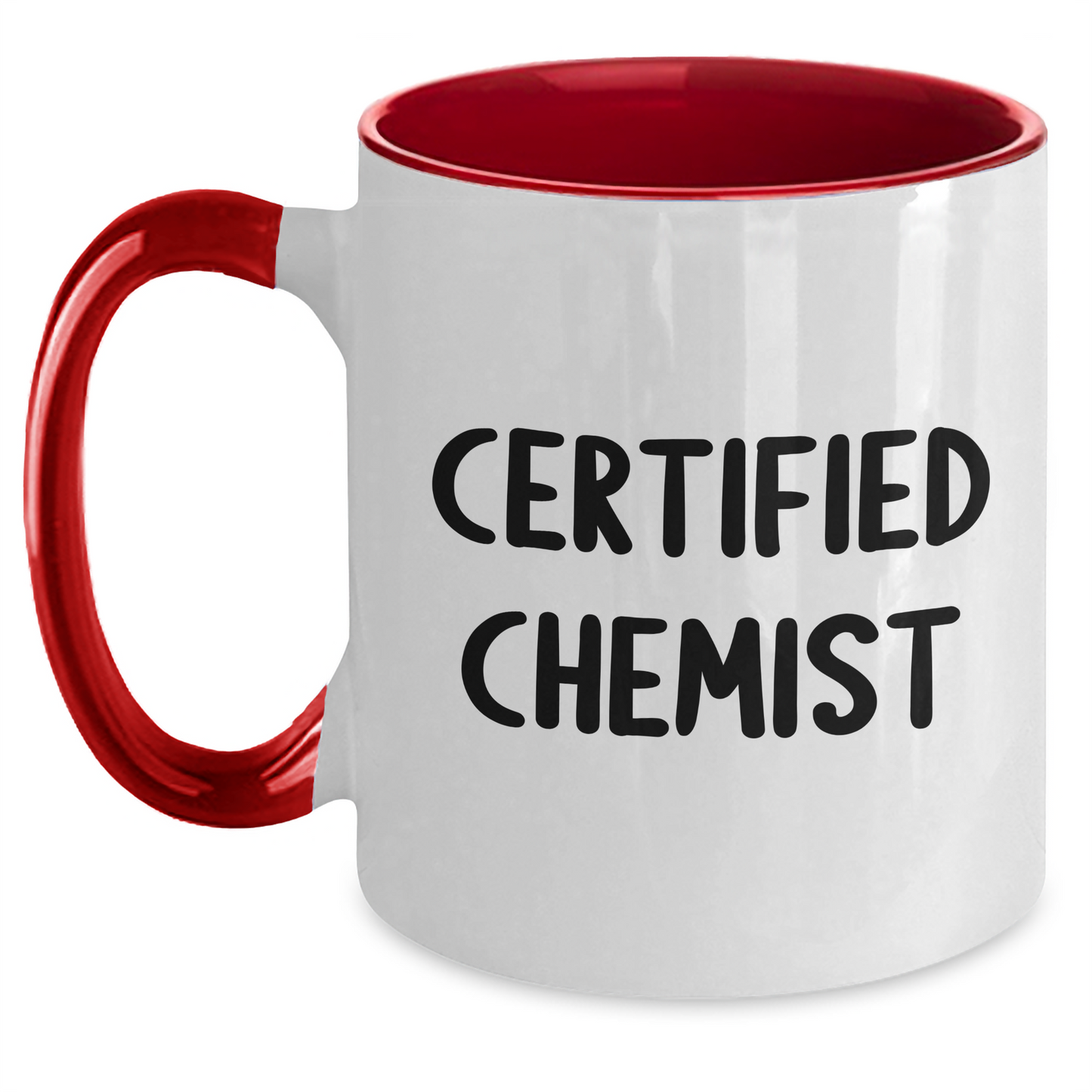Chemist Gifts from Men to Women - Funny Quote Two Tone Coffee Mug, Mother's Day Unique Gifts - Victory Thru Vision