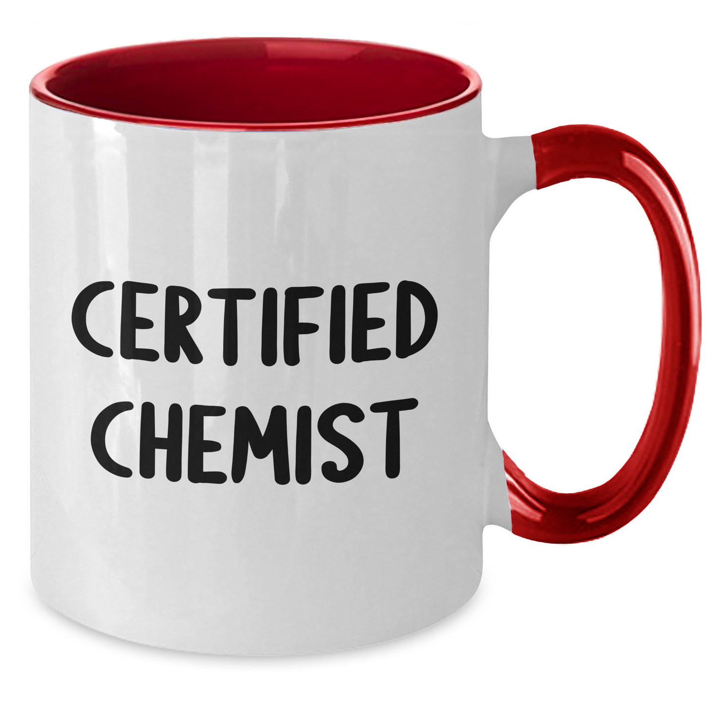 Chemist Gifts from Men to Women - Funny Quote Two Tone Coffee Mug, Mother's Day Unique Gifts - Victory Thru Vision