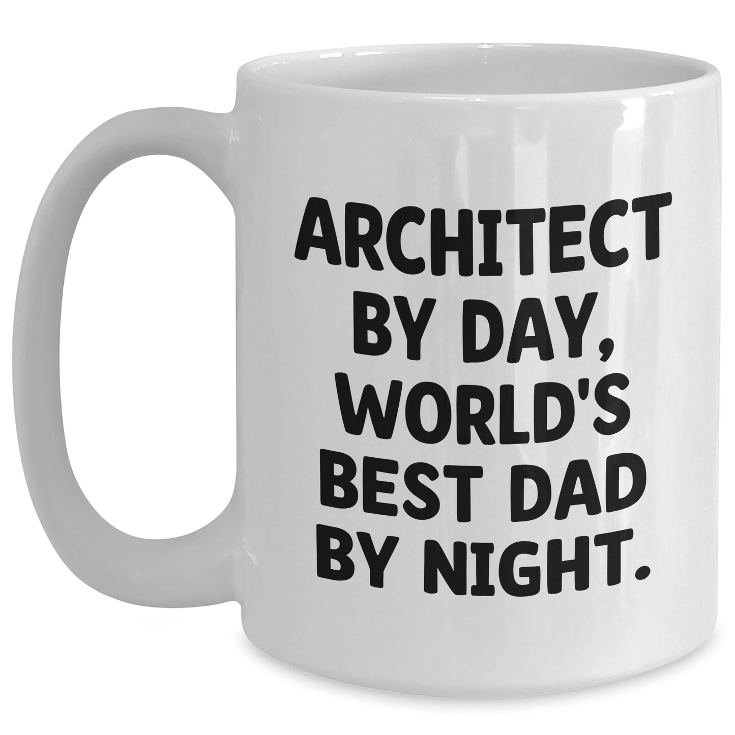 Architect Gifts, Funny Quote, White Coffee Mug for Graduation, Gifts for Men from Dad - Victory Thru Vision