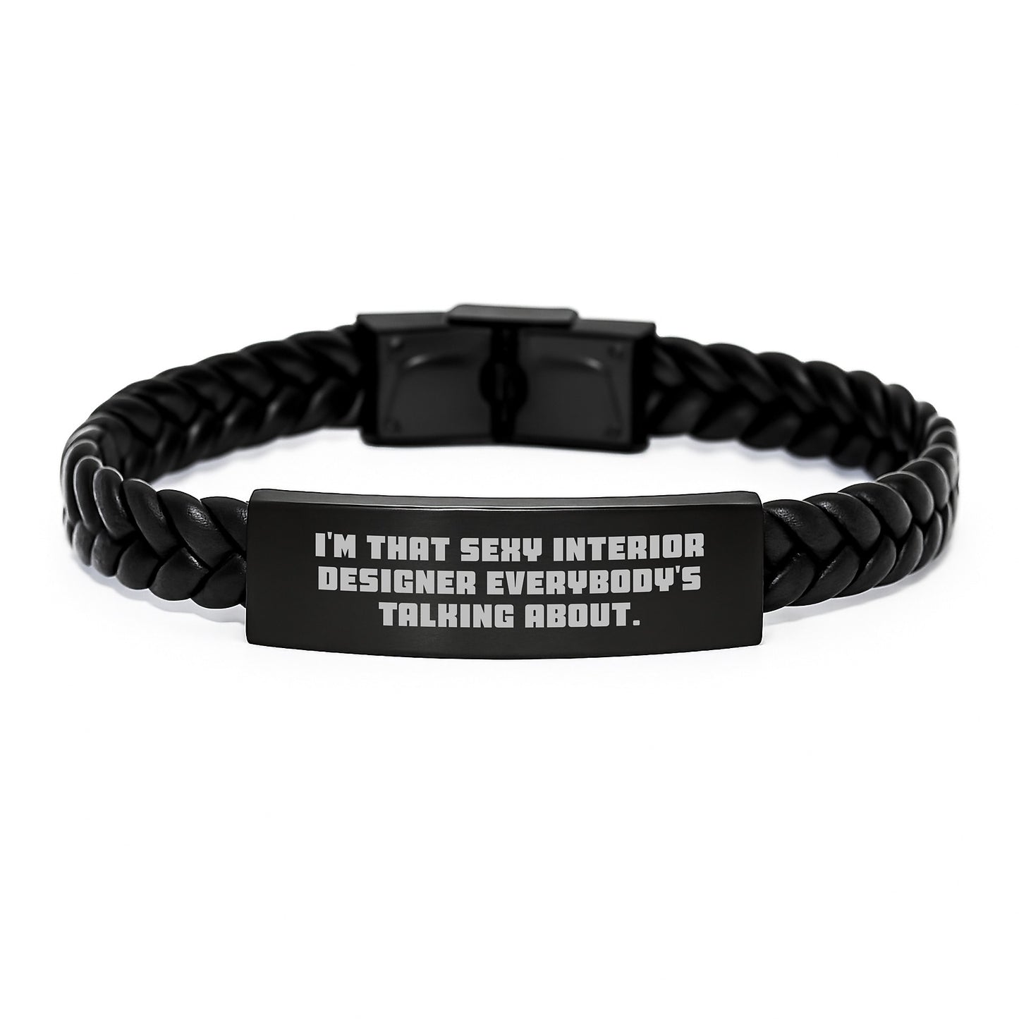 Funny Interior Designer Gifts for Friends - Unique Christmas Unique Gifts from Men, Women, Coworkers to Interior Designer Friends with Interlaced Leather Bracelet Style - Image 1