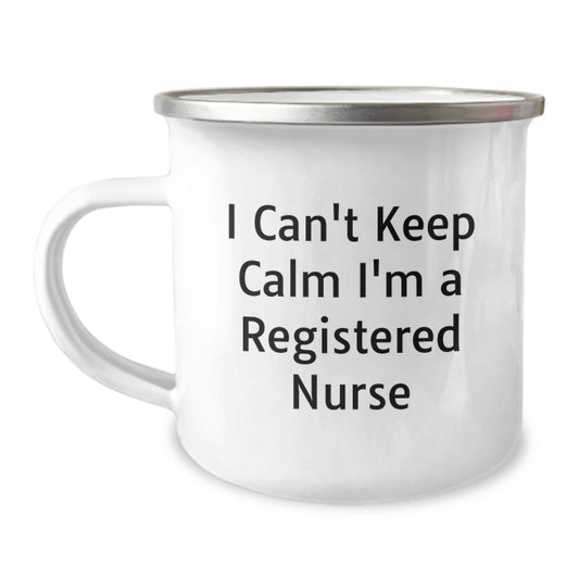 Funny Registered Nurse Gifts from Friends - I'm a Registered Nurse Camping Mug for Christmas Unique Gifts - Image 1