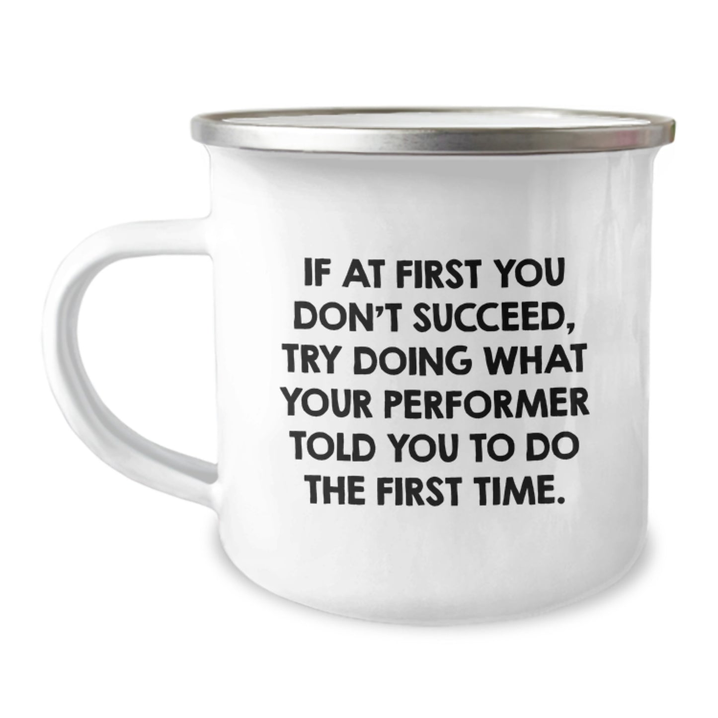 Funny Performer Gifts from Friends Unique Camping Mug for Men Women Christmas - Image 1