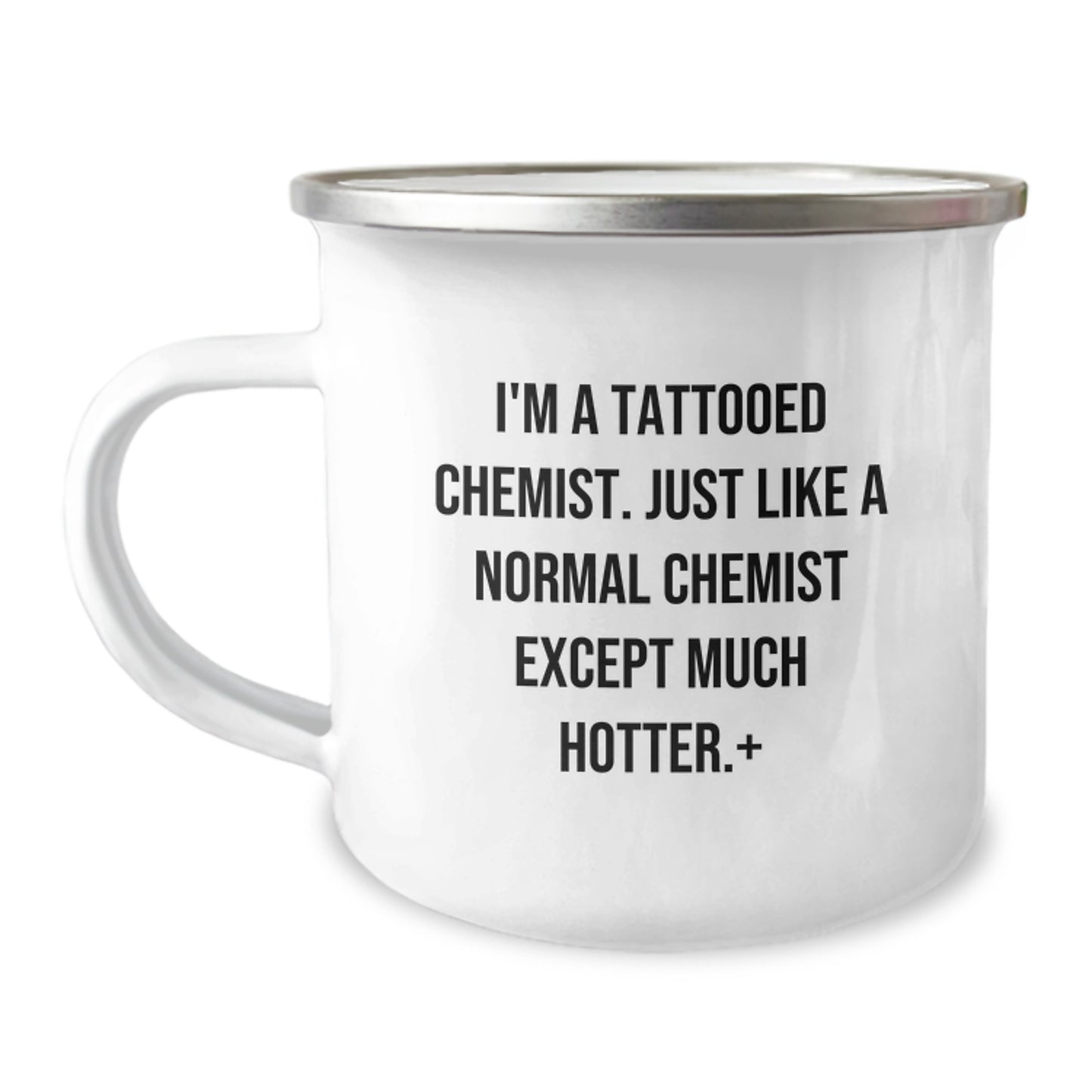 Gifts from Friends and Family to the Hot Chemist Guy - Funny Camping Mug for Chemists at Christmas - Image 1