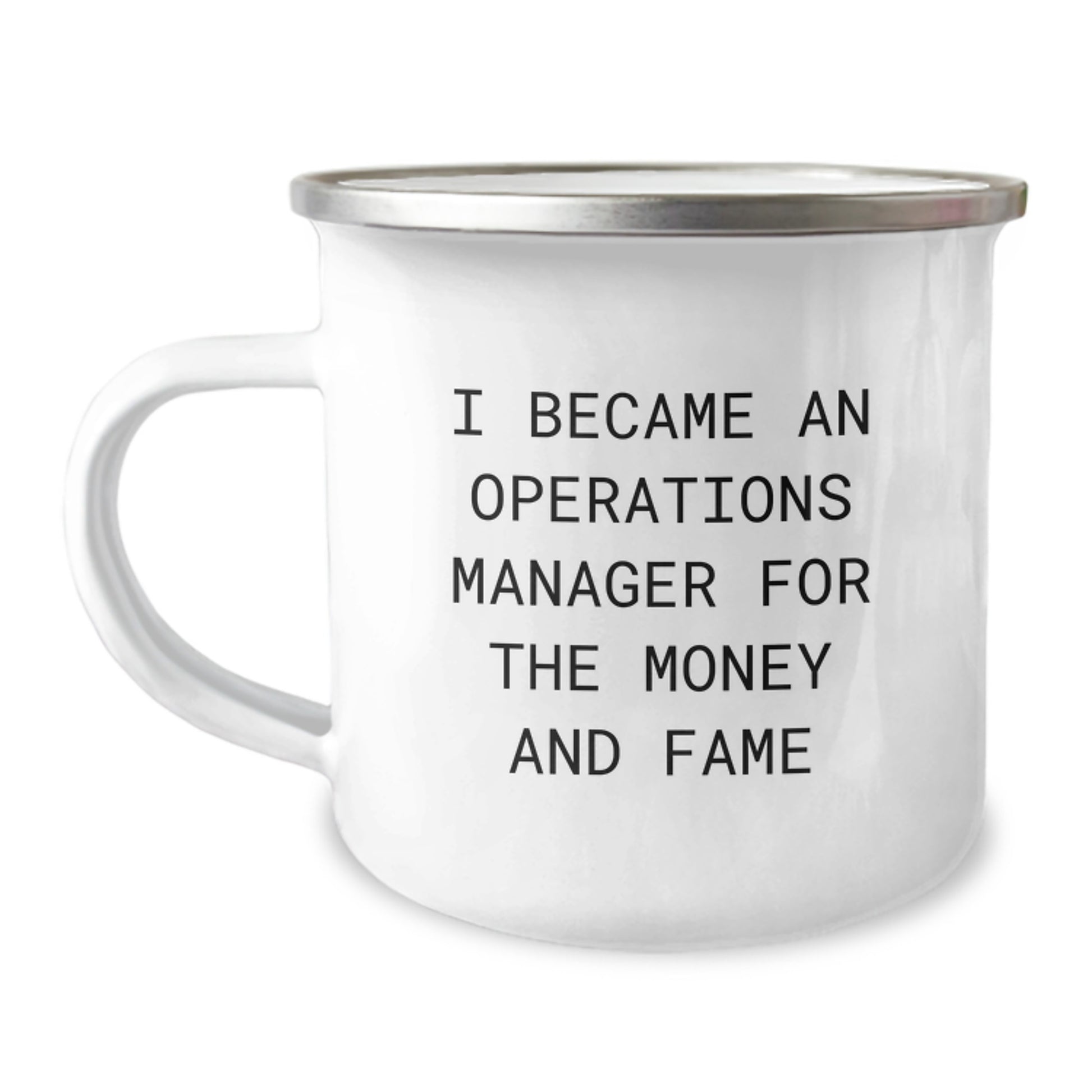 Unique Funny Operations Manager Gifts for Men, Operations Manager Camping Mug, I Became An Operations Manager, Funny Mug for Christmas, Gifts from Family to Operations Manager - Image 1