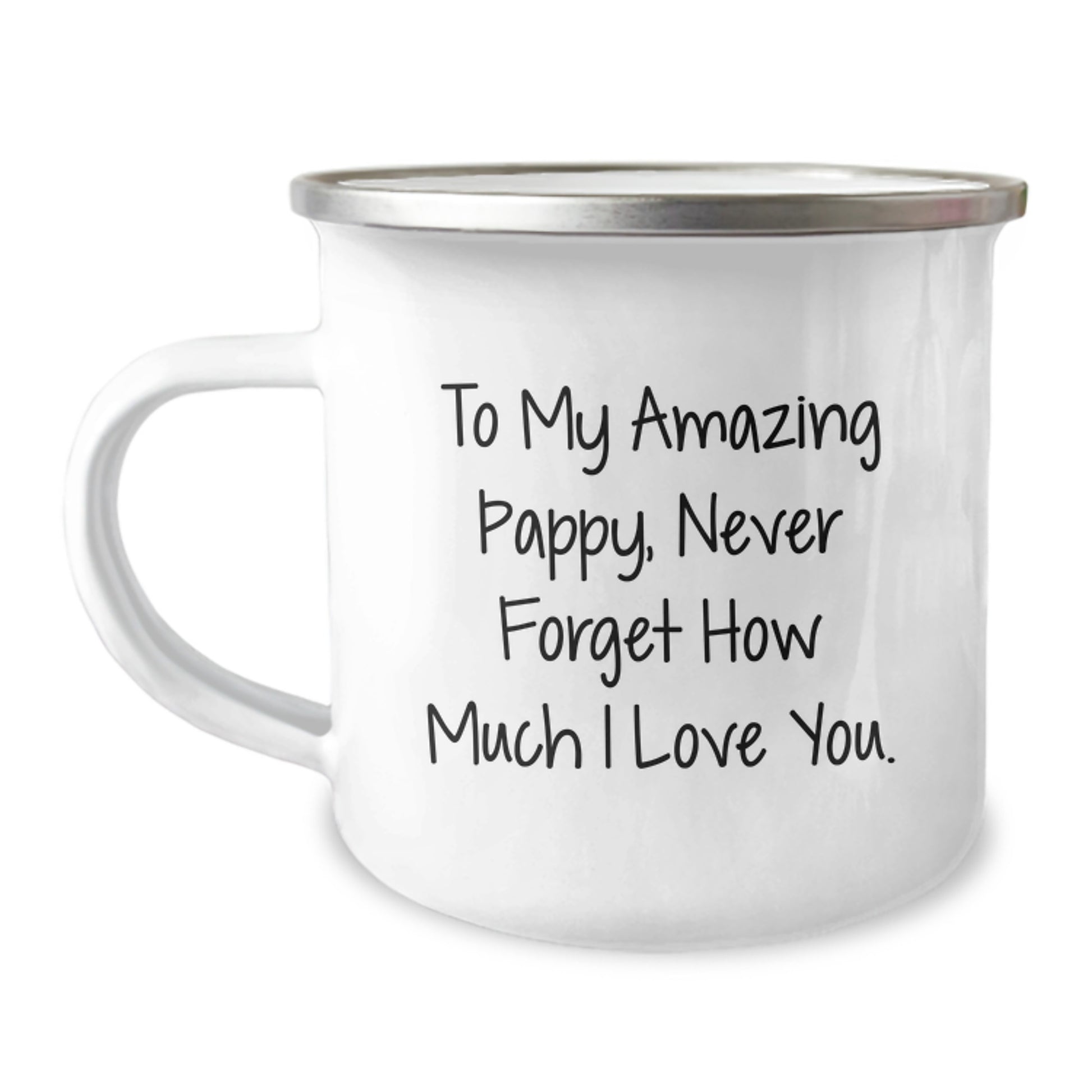 Funny Pappy Gifts from Men to Pappy, Camping Mug for Dad, Unique Christmas Unique Gifts for Pappy, Inspirational Quote - Image 1