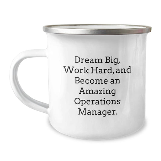 Funny Quote Operations Manager Camping Mug - Gifts for Operations Manager Friends from Men - Christmas Unique Gifts for Operations Manager - Image 1