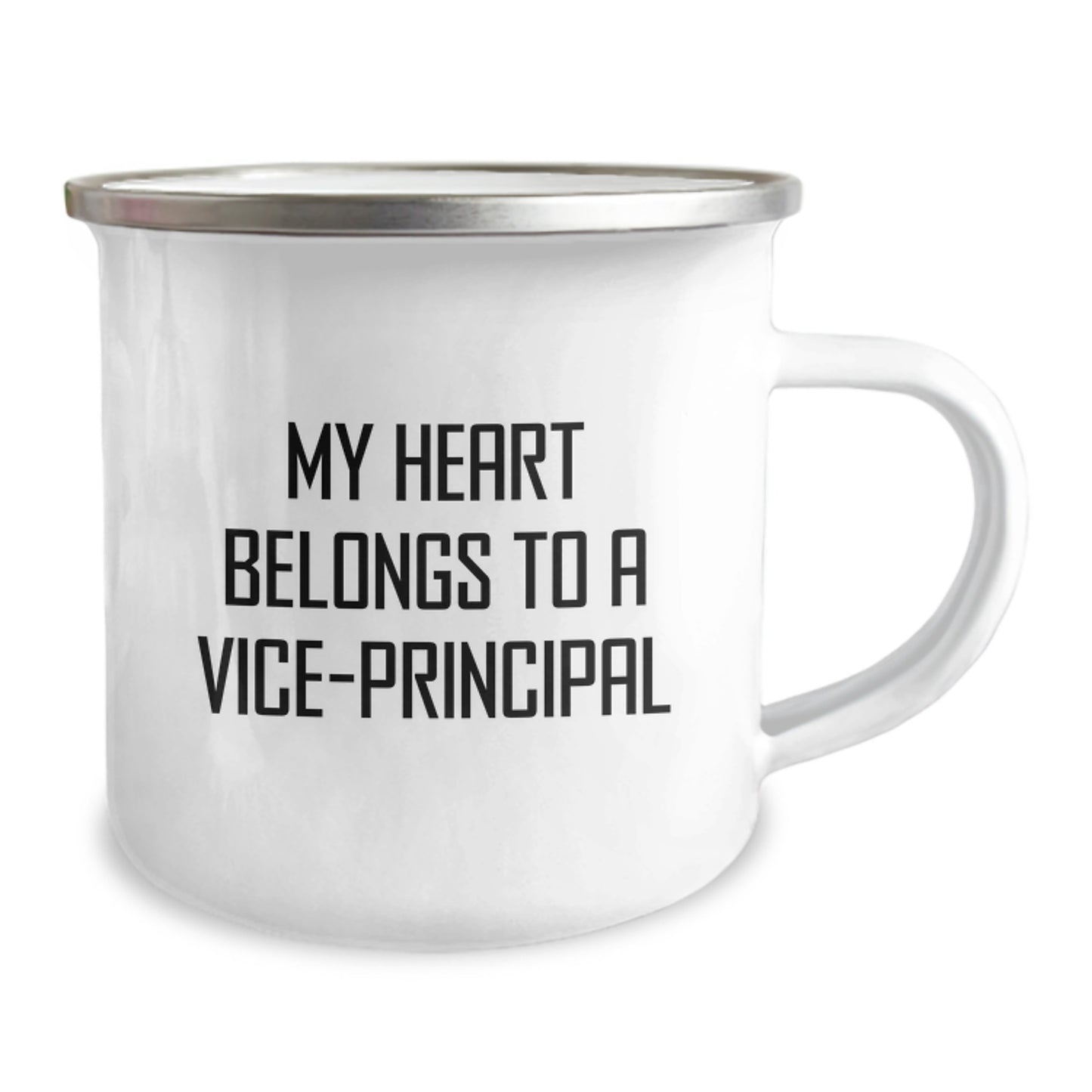 Funny Vice-principal Gifts from Friends for Men - My Heart Belongs To A Vice-principal Christmas Unique Mugs - Image 2