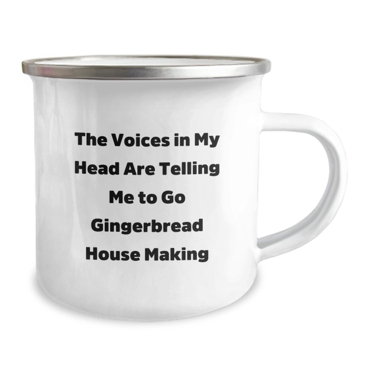 Gingerbread House Making Christmas Fun Gifts from Friends and Family for Gingerbread House Making Enthusiasts Camping Mug - Image 2