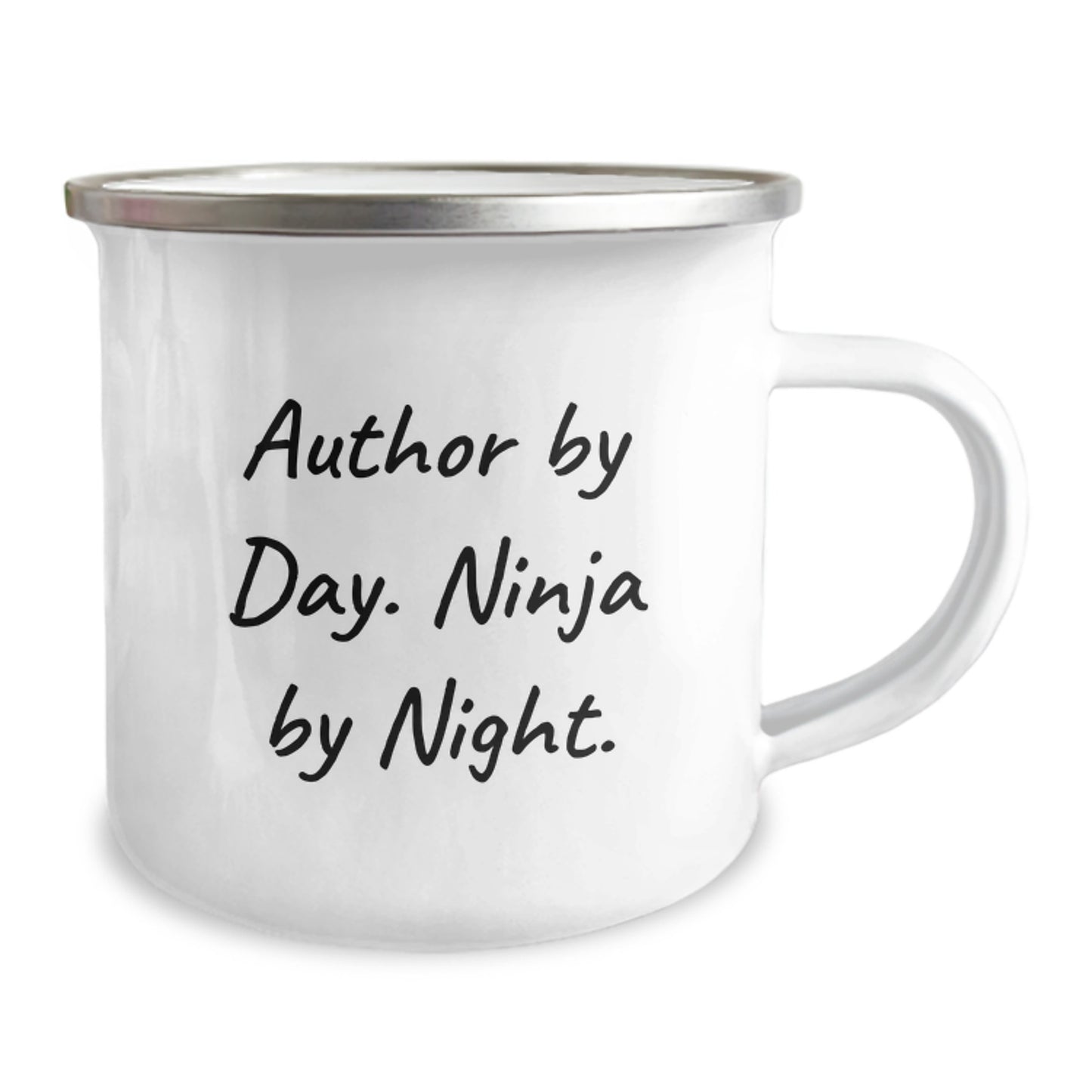 Author Gifts from Friends, Funny Camping Mug for Author By Day Ninja By Night, Christmas Unique Gifts - Image 2