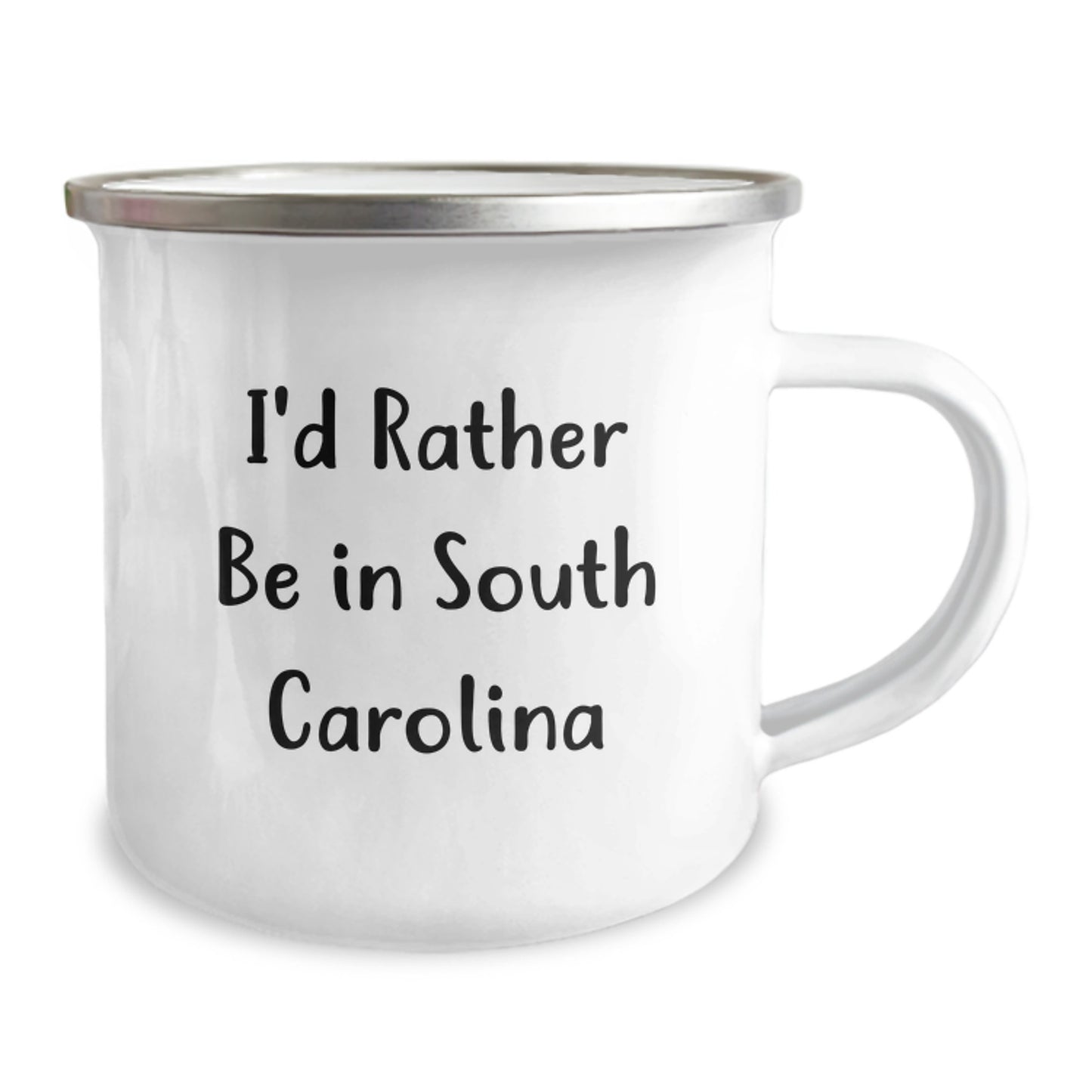 Funny South Carolina Camping Mug Gifts for Men from Friends - I'd Rather Be In South Carolina Quote, Unique Graduation Gifts from South Carolina - Image 2
