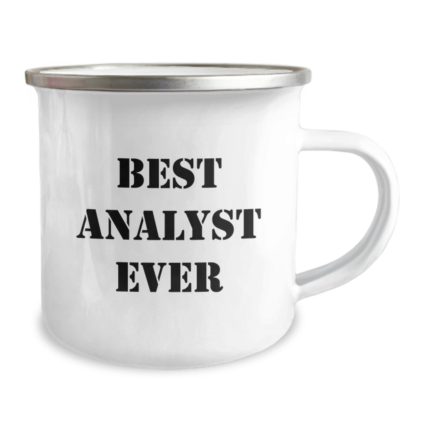 Funny Analyst Quote Camping Mug, Best Analyst Ever Gifts from Friends to Family for Christmas, Unique Camping Mugs for Men and Women Analysts - Image 2
