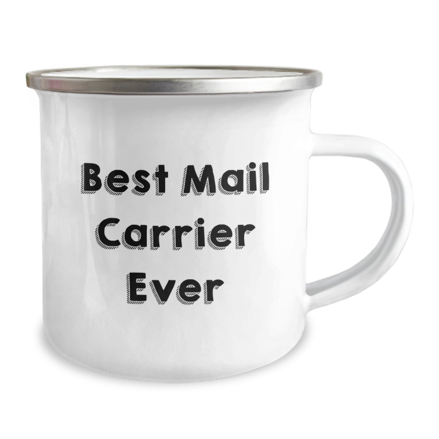 Mail Carrier Christmas Unique Gifts from Friends and Family - 'Best Mail Carrier Ever' Funny Camping Mug - Image 2