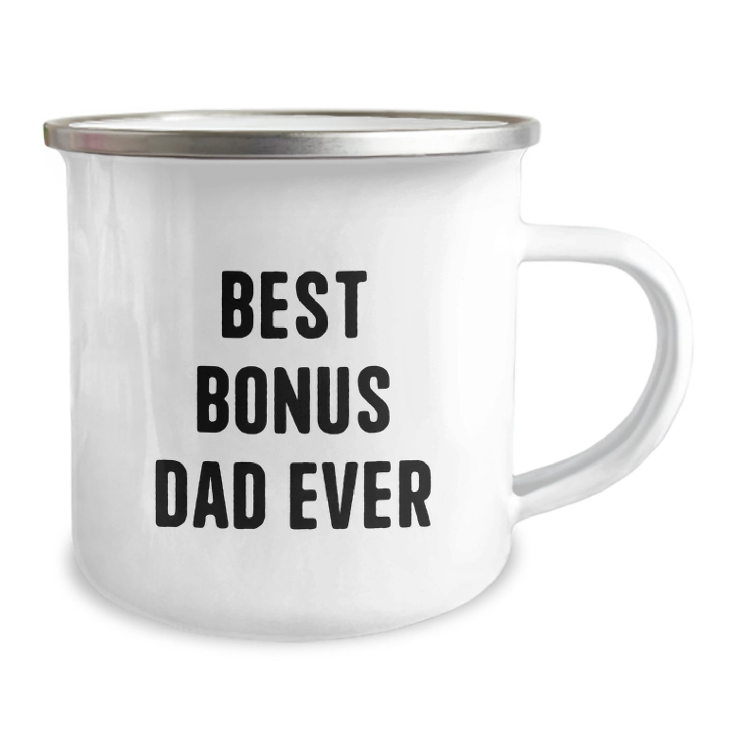 Funny Bonus Dad Gifts - Best Bonus Dad Ever Camping Mug for Men, Perfect for Christmas Unique Gifts from Family, Friends, and Coworkers - Image 2