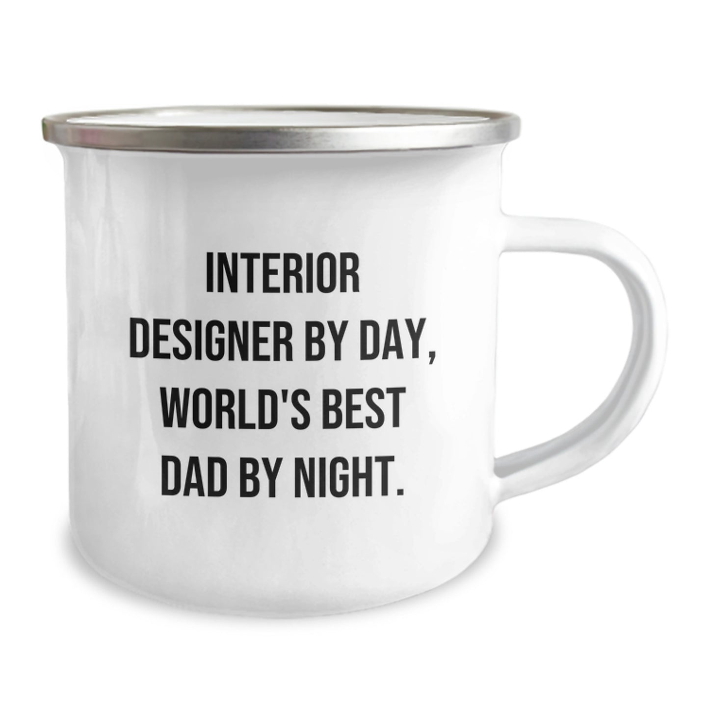 Funny Interior Designer Gifts for Dad, Camping Mug for Christmas Unique Presents from Family - Image 2
